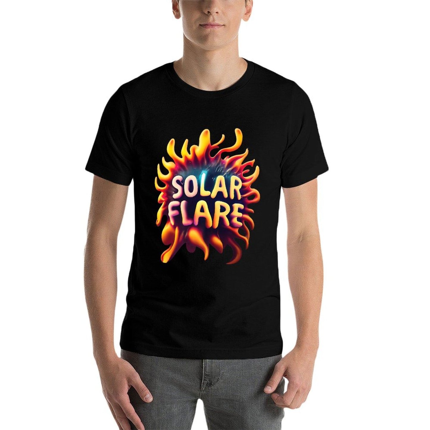 Solar Flare Space Sun Science Fun Aerospace Engineer Eclipse Premium Vintage-inspired T-Shirt