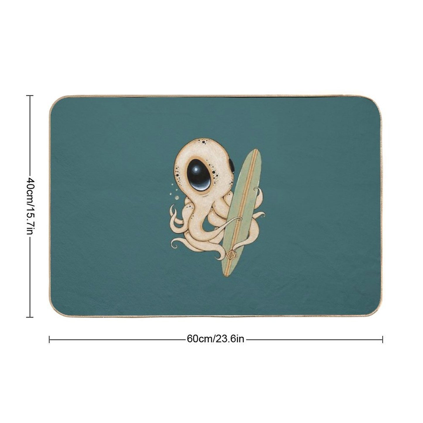 Surf's Up Easy To Clean Bath Mat