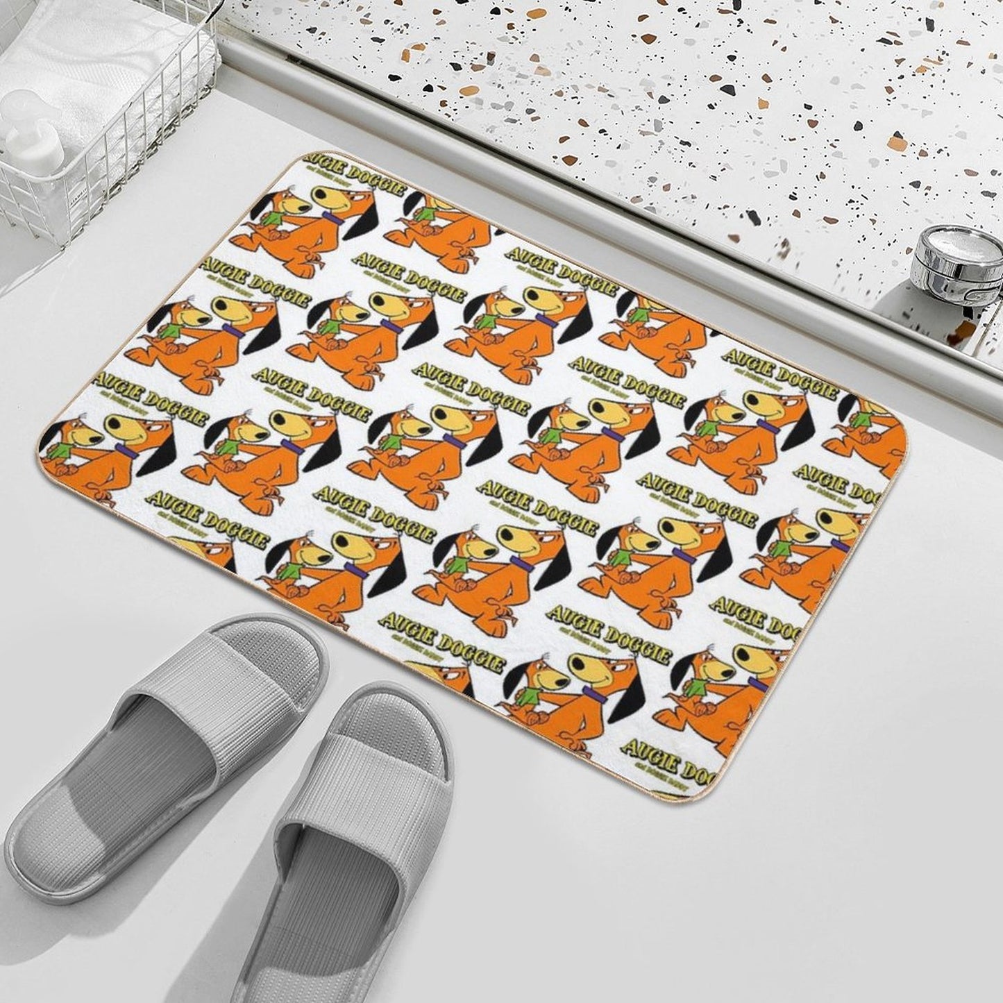 Augie Doggie & Doggie Daddy Father & Son Easy To Clean Bath Mat