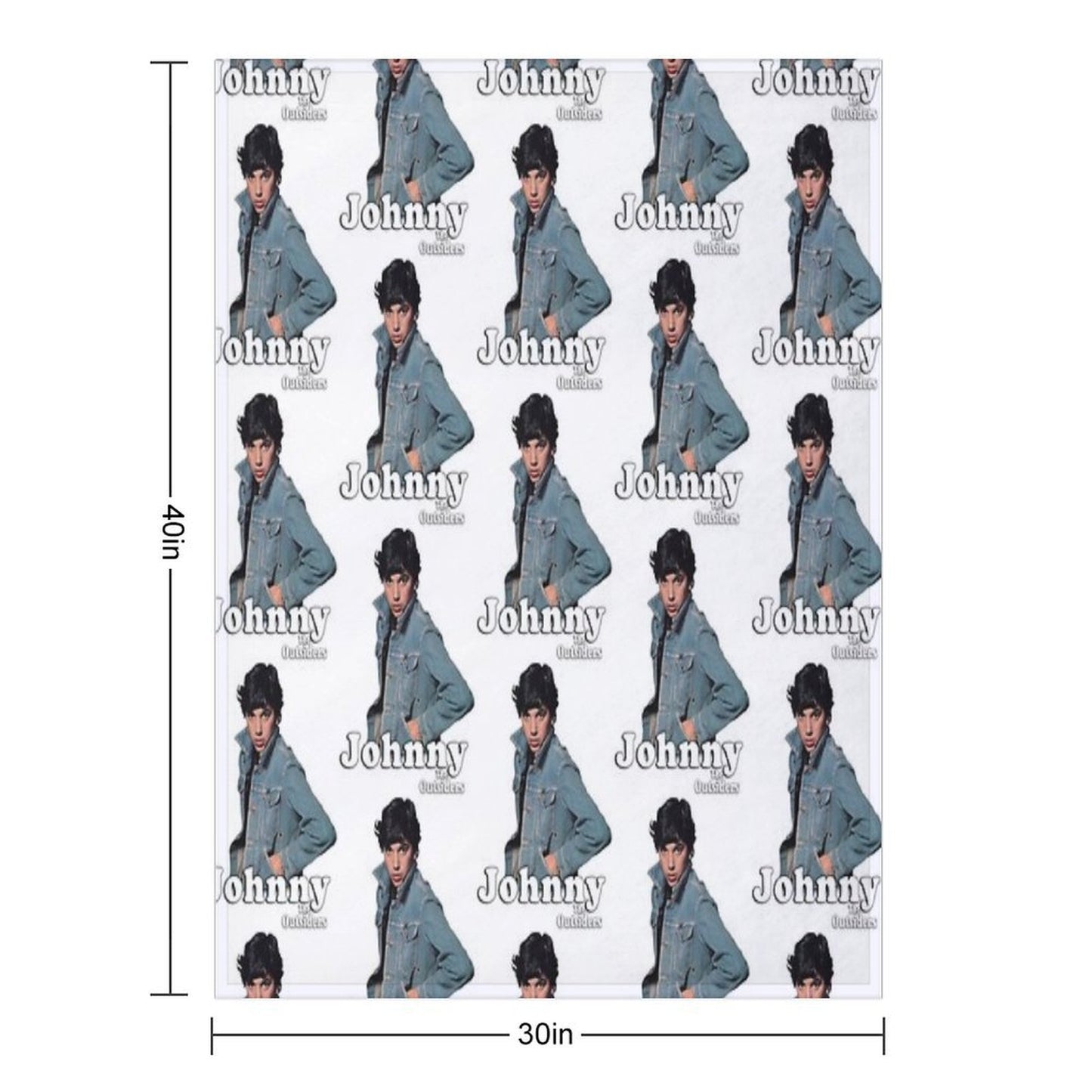 Johnny Cade (The Outsiders) Plush Throw Blanket