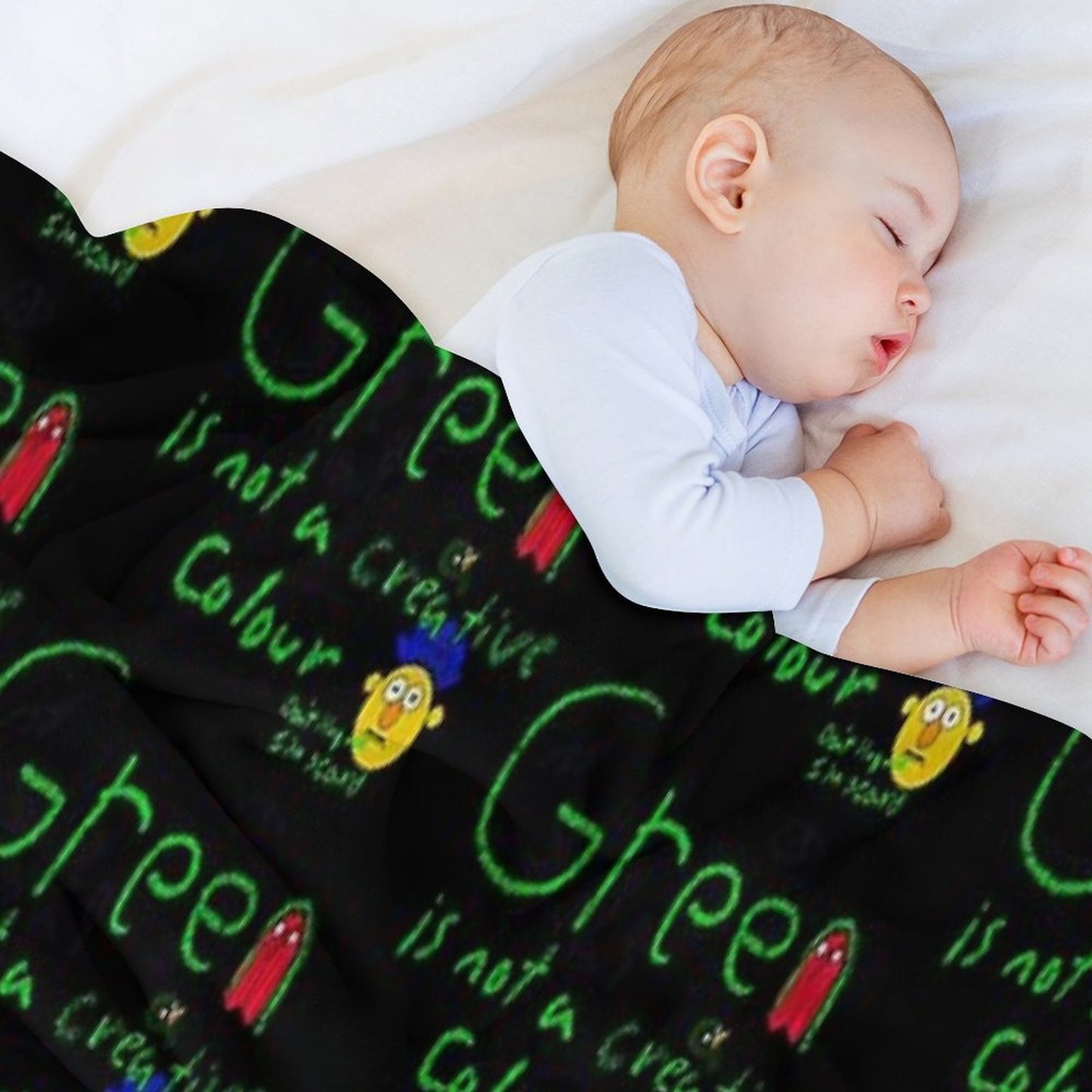 Don't Hug Me I'm Scared Velvety-soft Throw Blanket