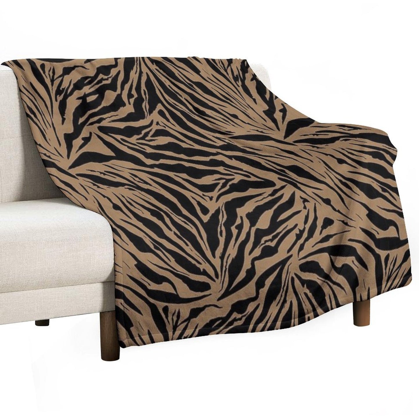 Jungle Tiger Eco-conscious Throw Blanket