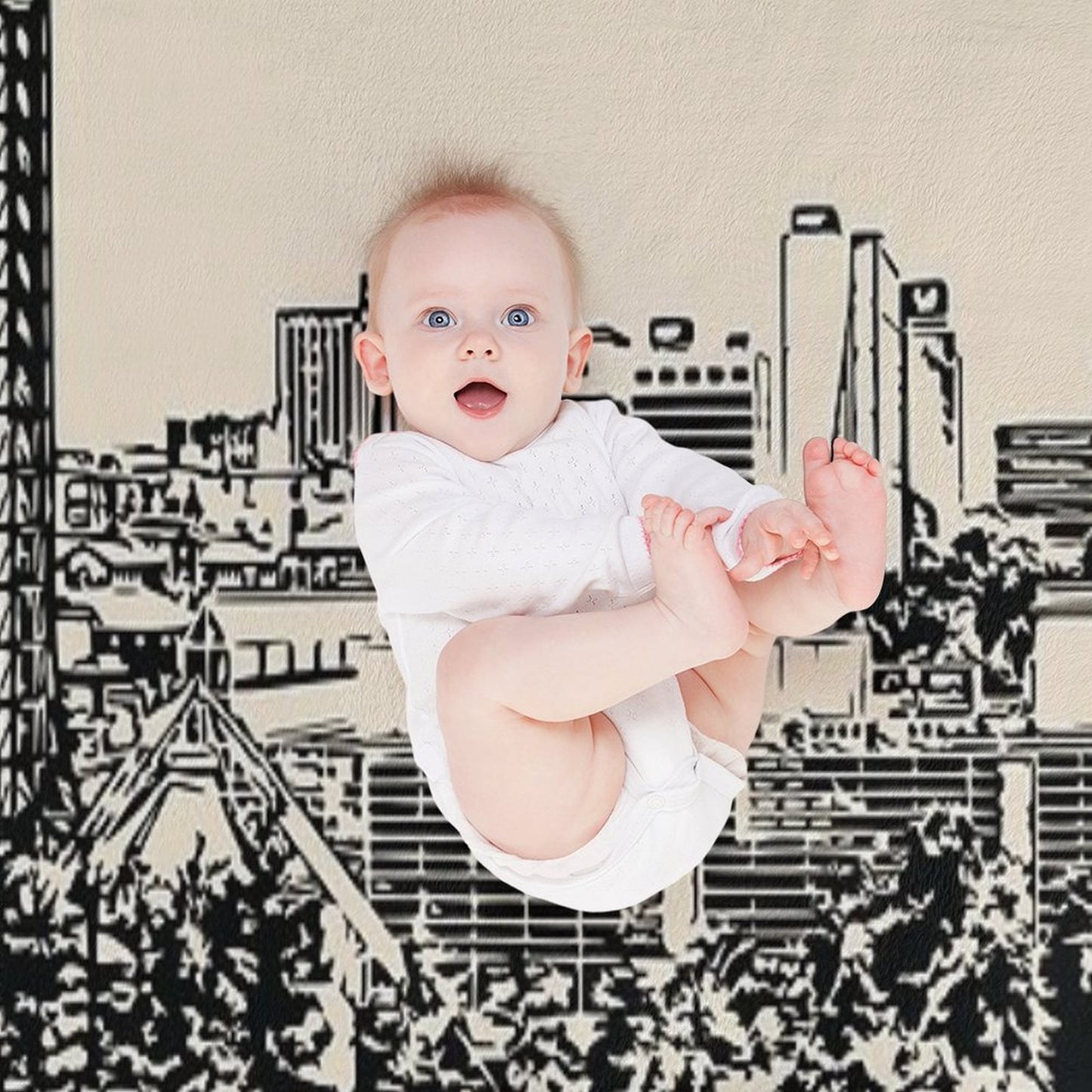 Knoxville Tennessee Sustainable Throw Blanket