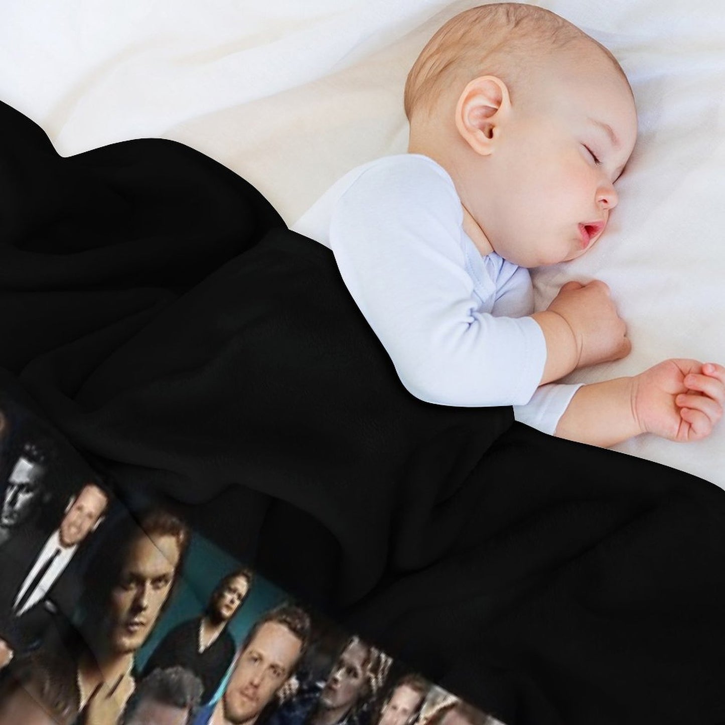 Sam Heughan Velvety-soft Throw Blanket