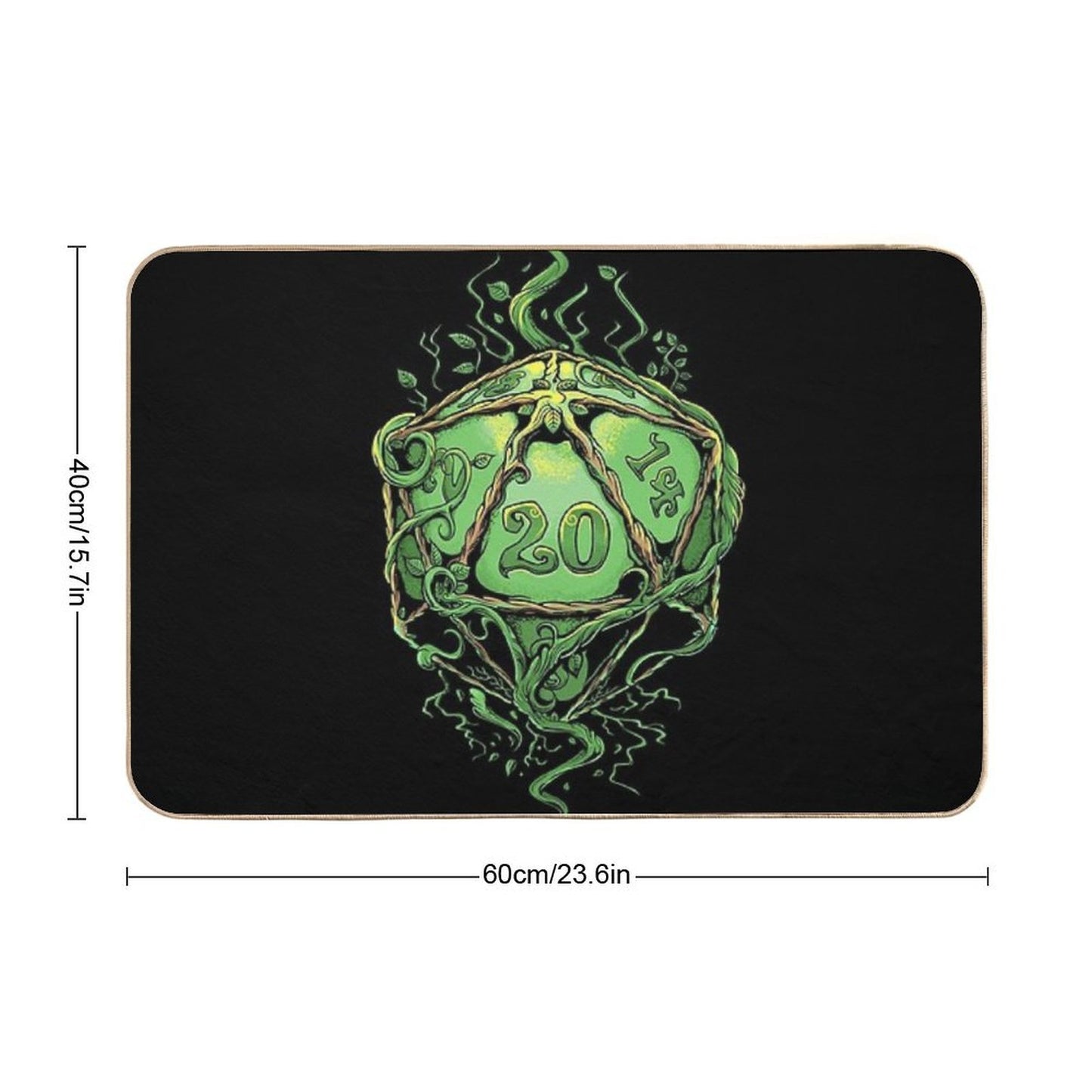D20 of Growth Eco-Friendly Bath Mat