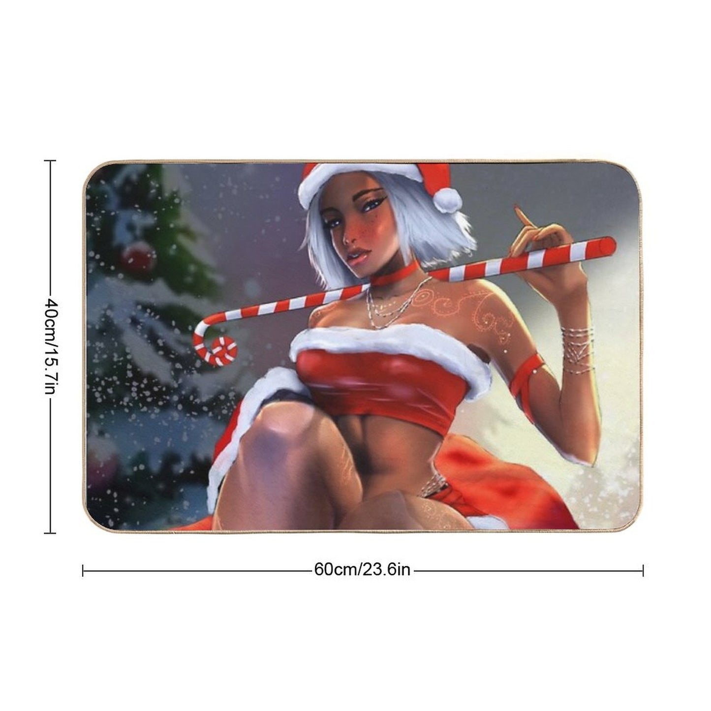 Chrismas Joy Eco-Friendly Bath Mat