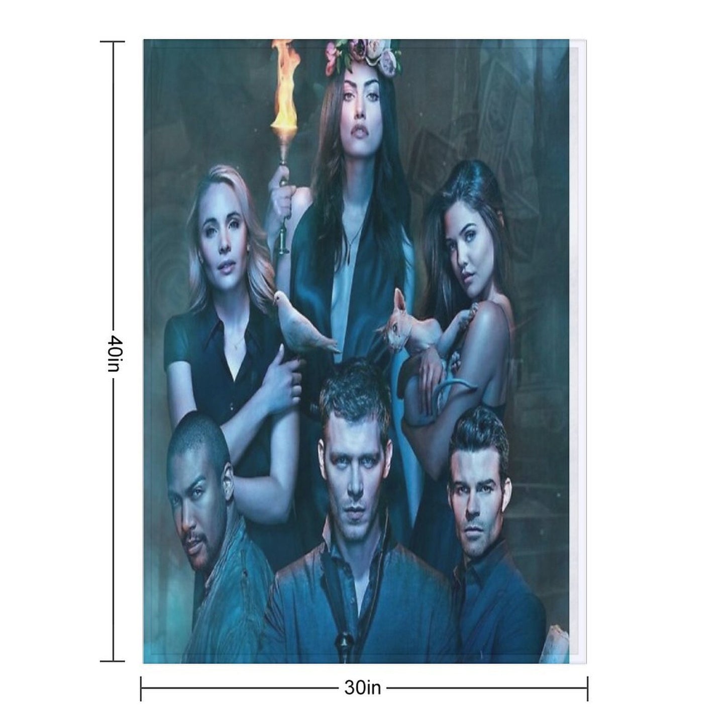 The Originals Easy Care Throw Blanket