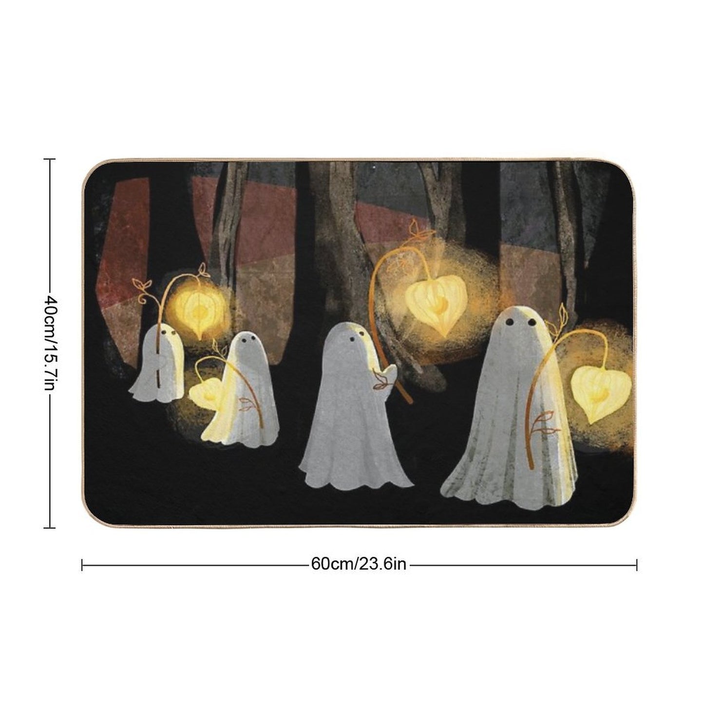 Ghost Parade Stain-Proof Bath Mat