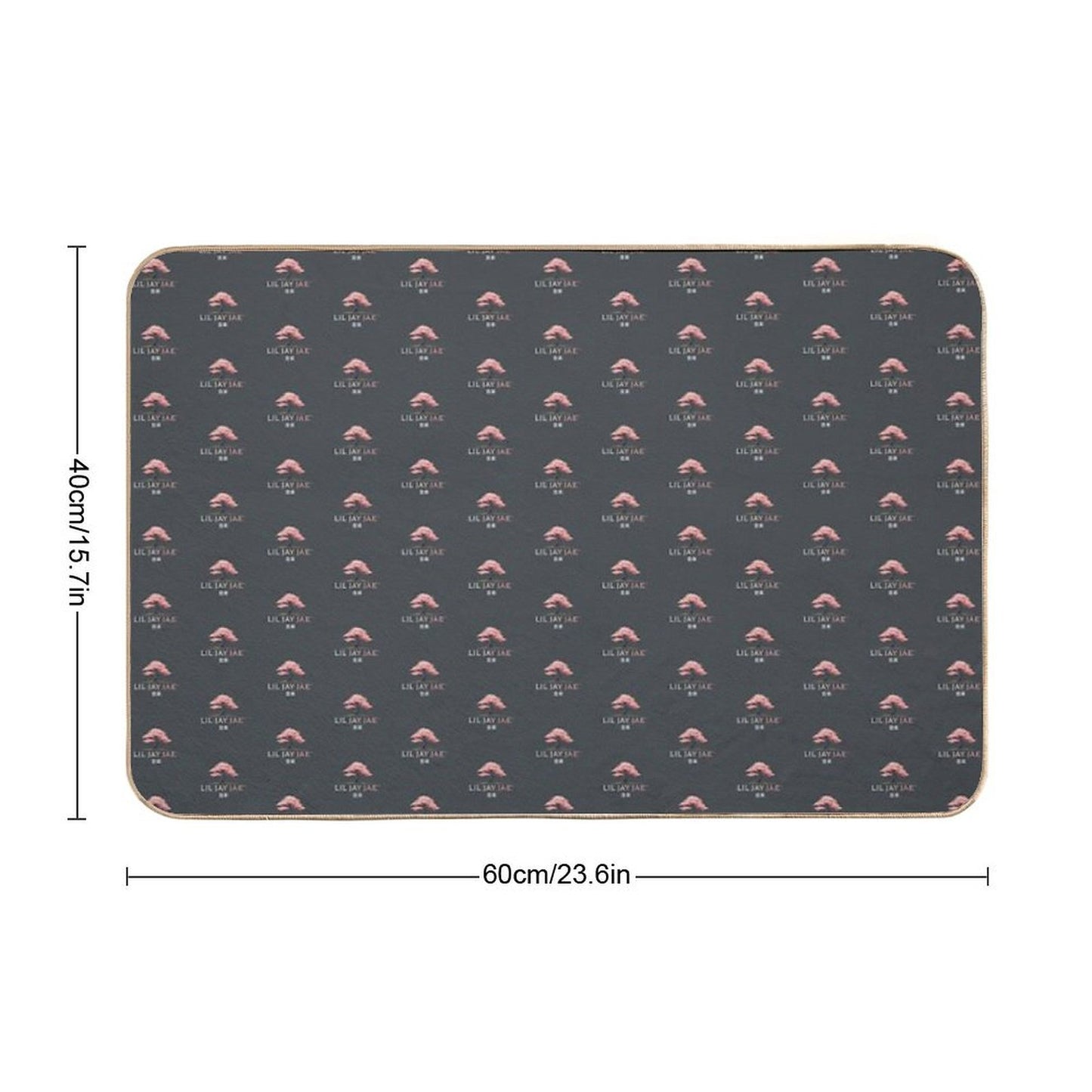 LiL Jay Jae Logo Collection Durable Bath Mat