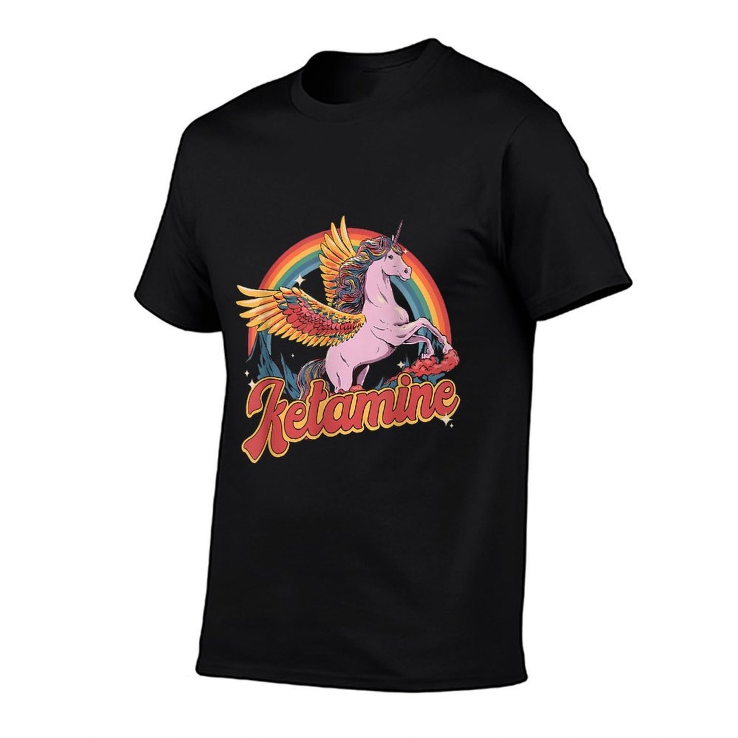 Humorous Ketamine Horse Emergency Funny Mental Health Lovers Relaxed-fit T-Shirt