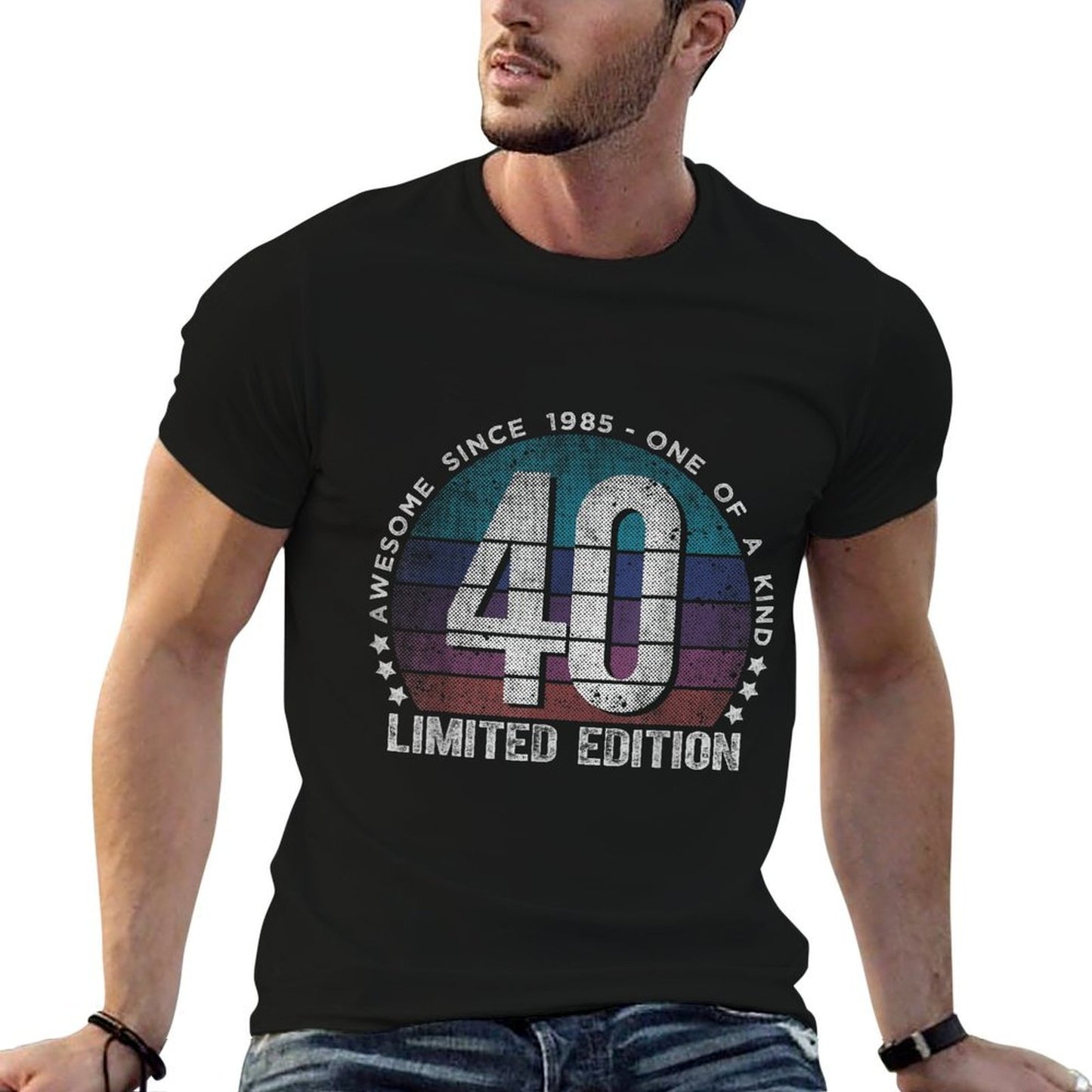40 Year Old Gifts Vintage 1985 Limited Edition 40th Birthday Relaxed-fit T-Shirt