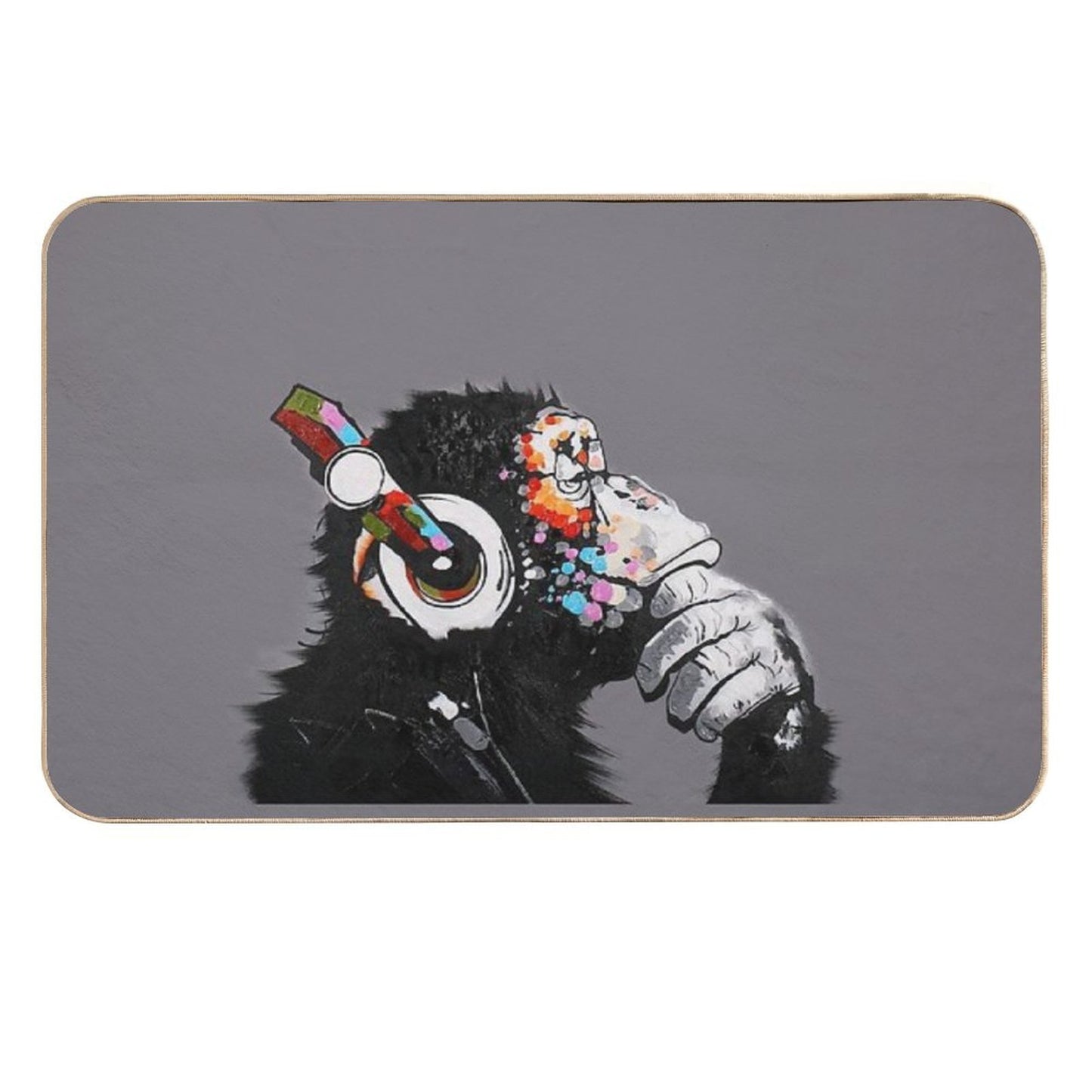 Thinker Chimp Anti-Trip Bath Mat