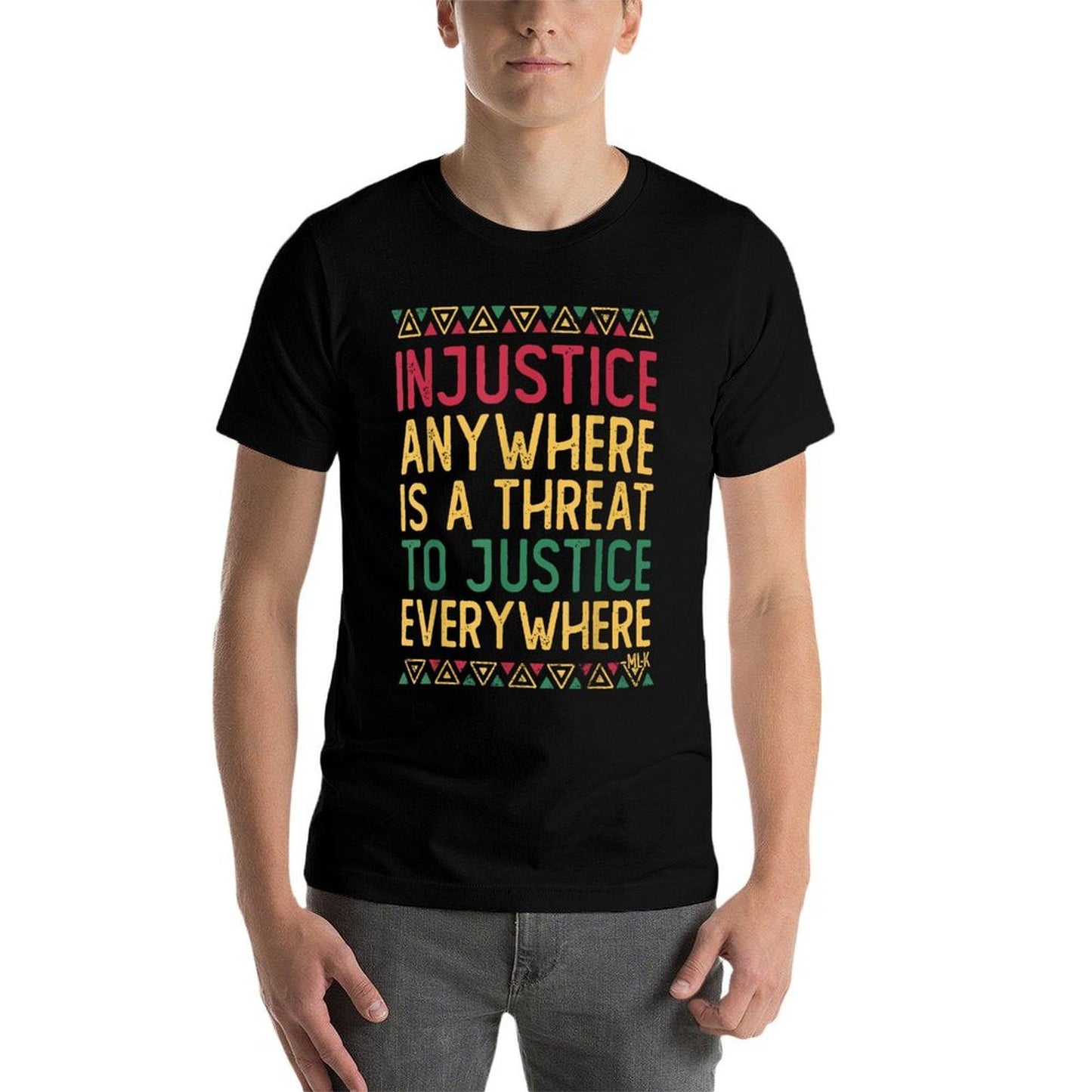 Black History Juneteenth Justice Martin Luther King Jr Quote Durable T-Shirt