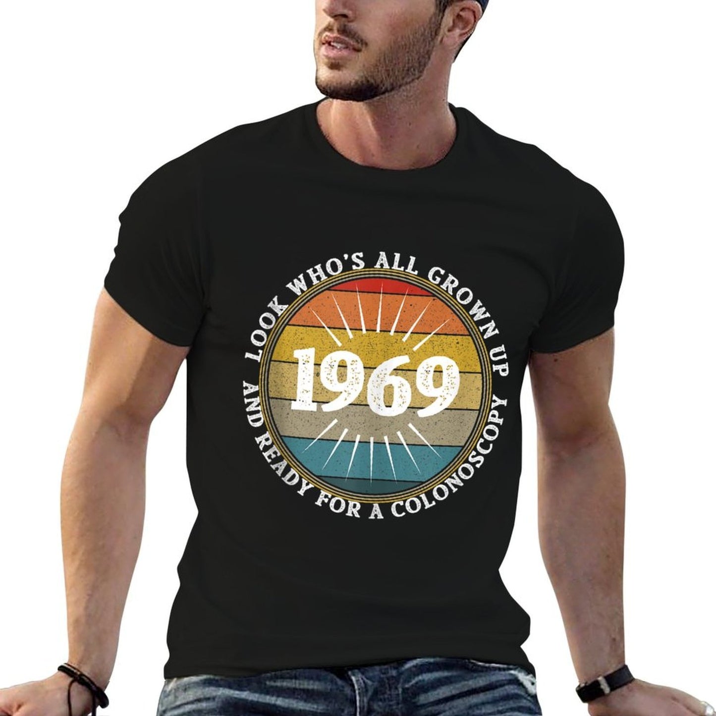 Vintage 1971 Fifty 50th Birthday Gag Joke Father Gift Idea Soft T-Shirt