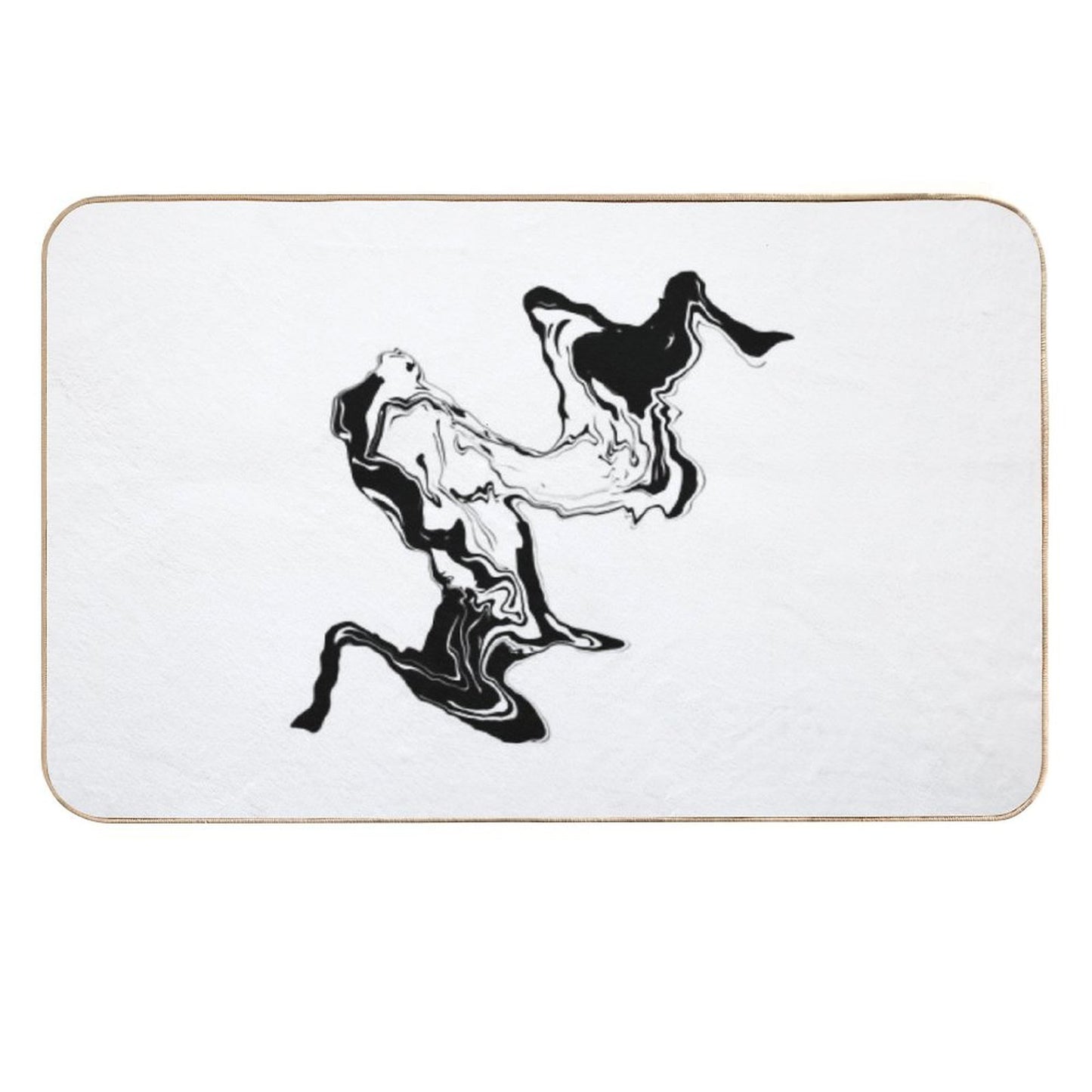 Abstraction Form - Breakdance Easy To Clean Bath Mat