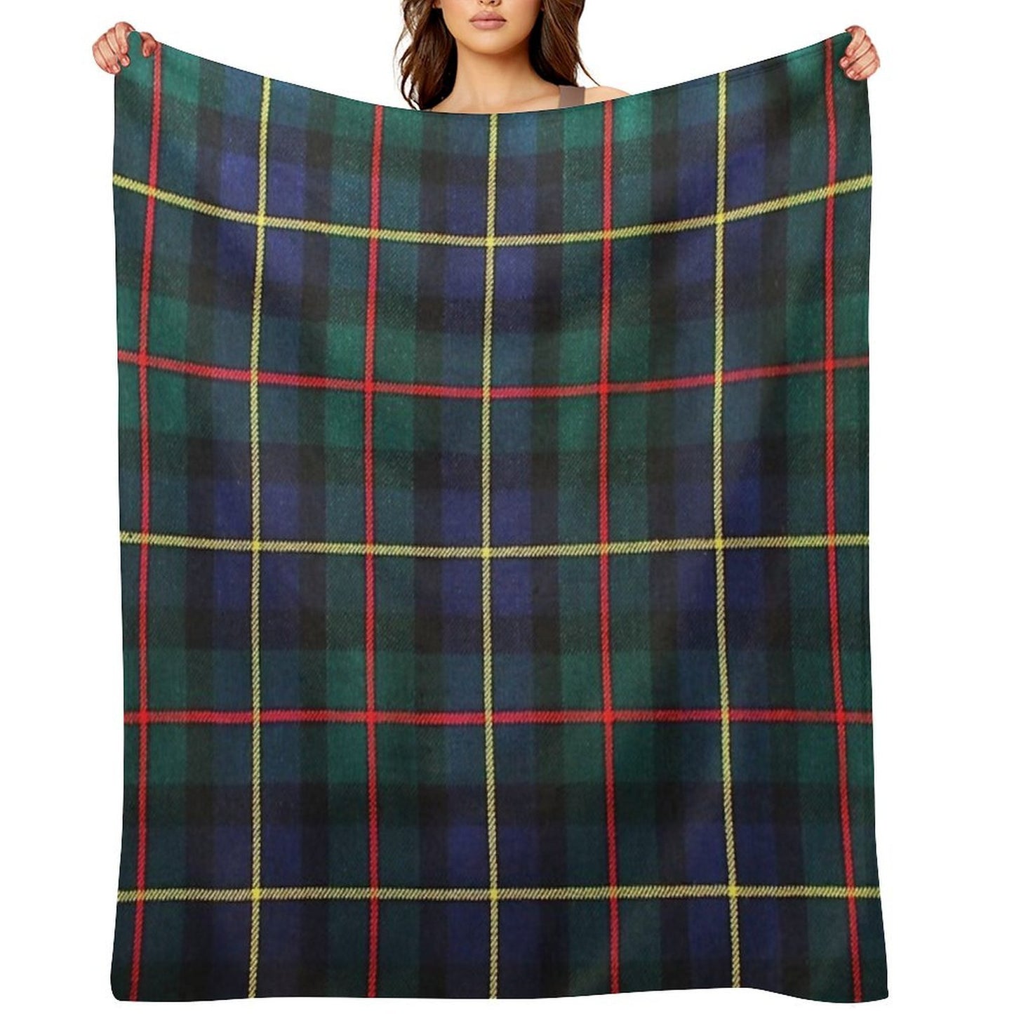 MacLeod Hunting Tartan Lightweight Throw Blanket