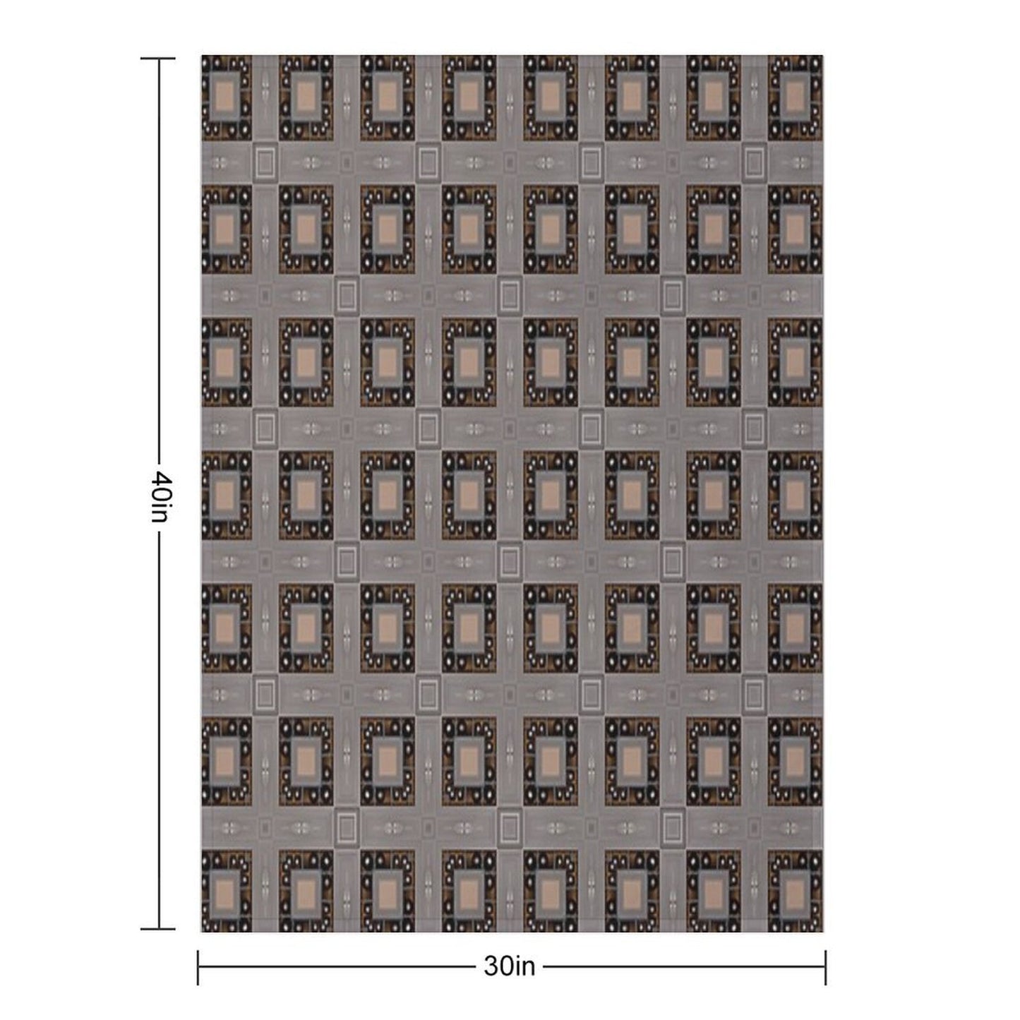 Abstract Art Blending Different Colors And Shapes Multi-functional Throw Blanket