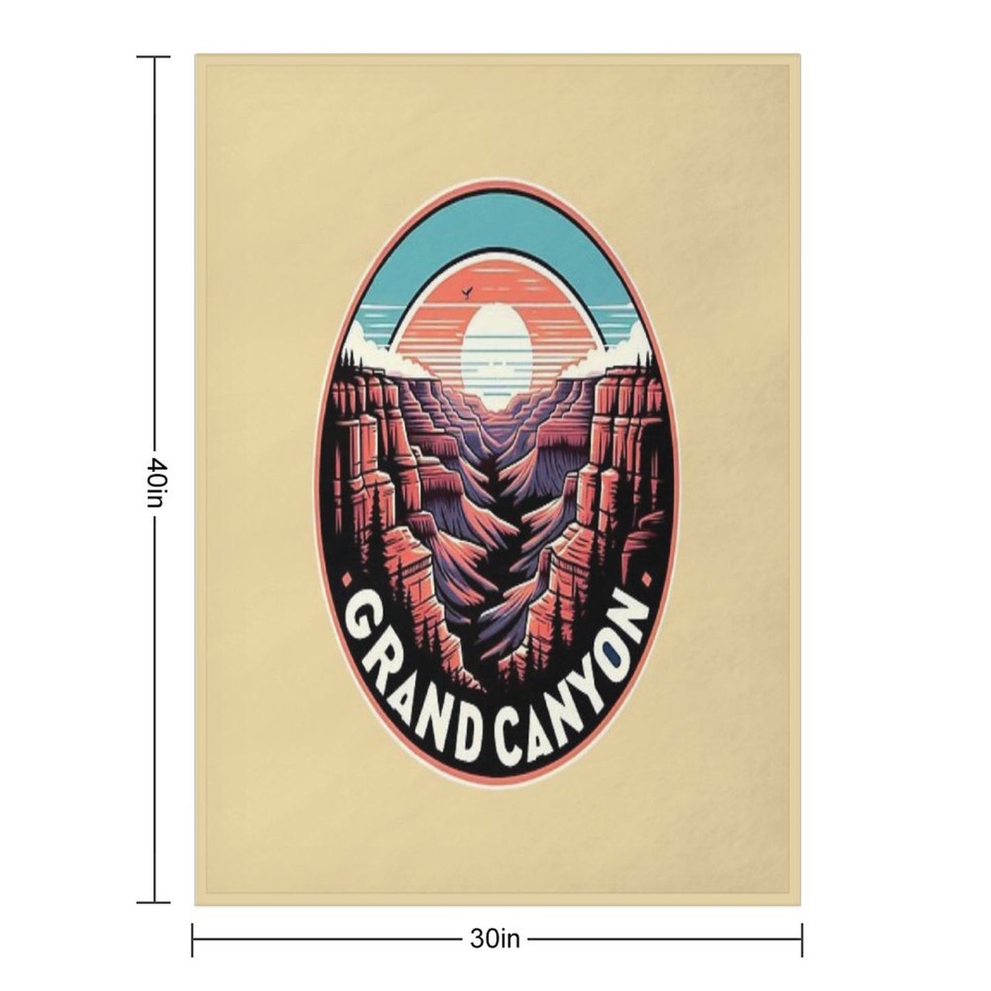 Grand Canyon Eco-conscious Throw Blanket