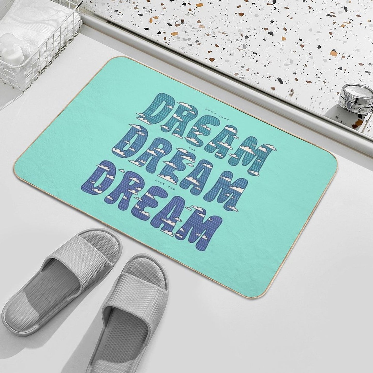 Dream, Dream, Dream Dirt-Trapping Bath Mat