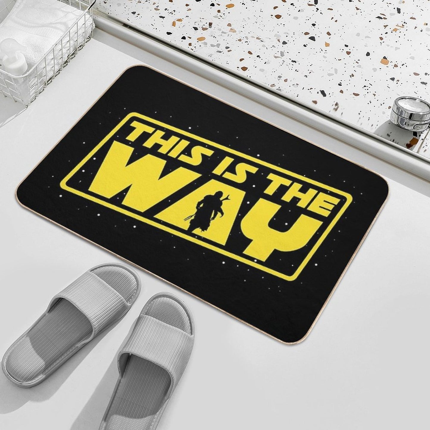This Is The Way Absorbent Bath Mat