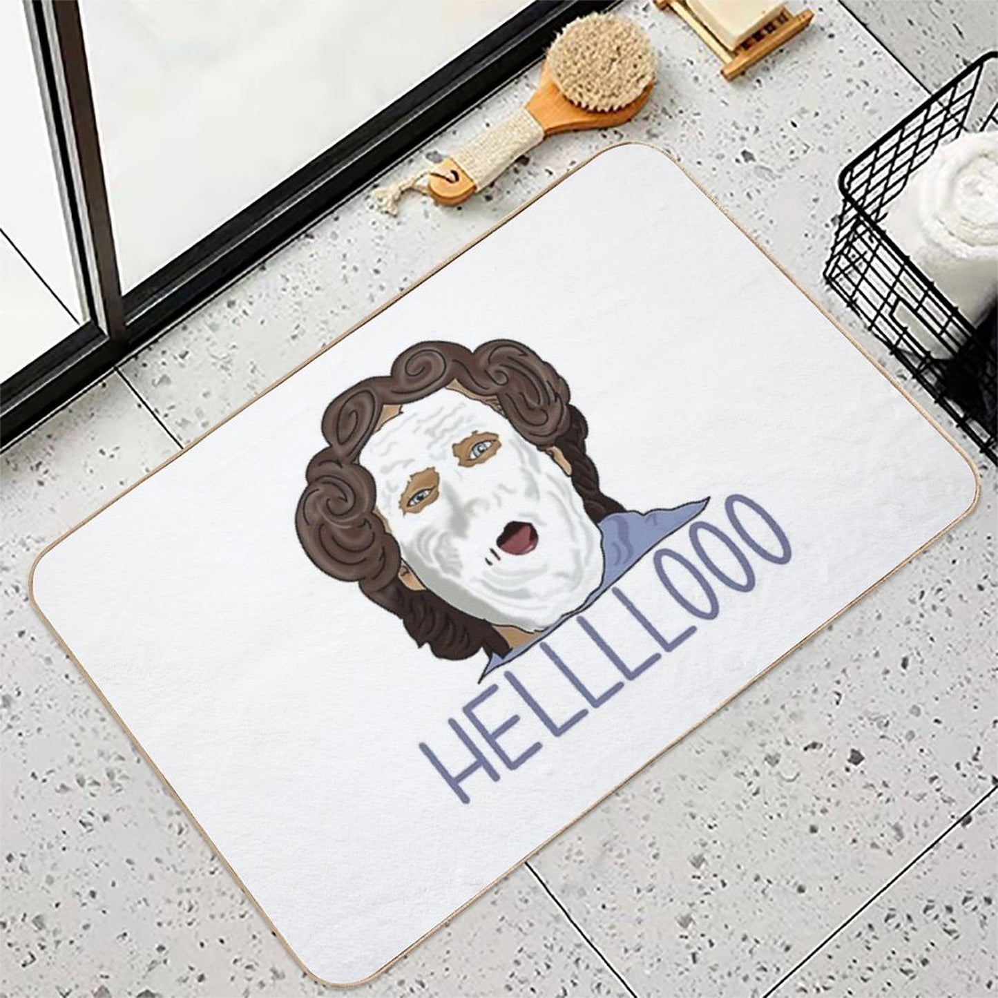 Helloooooooooo Rapid-Drying Bath Mat