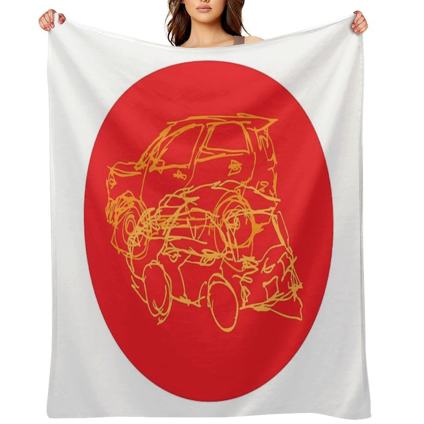 Clark Car Scratch Quick-dry Throw Blanket