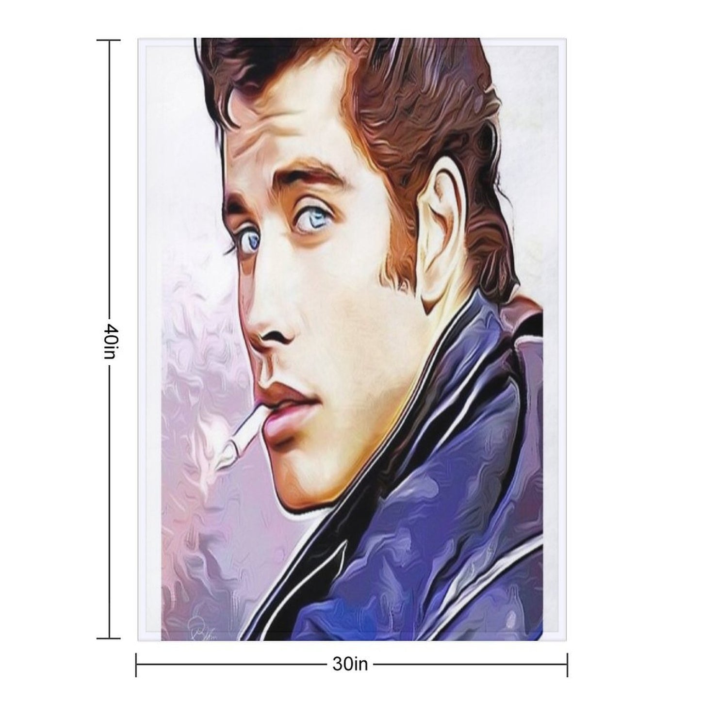 DANNY ZUKO John Travolta Durable Throw Blanket