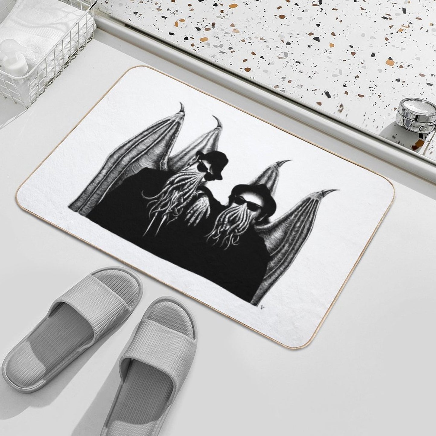 The Cthulhu Brothers Versatile Bath Mat