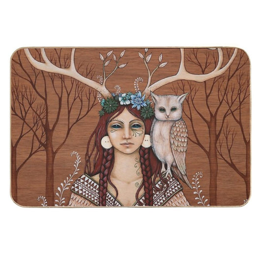 Wood Witch  Absorbent Bath Mat