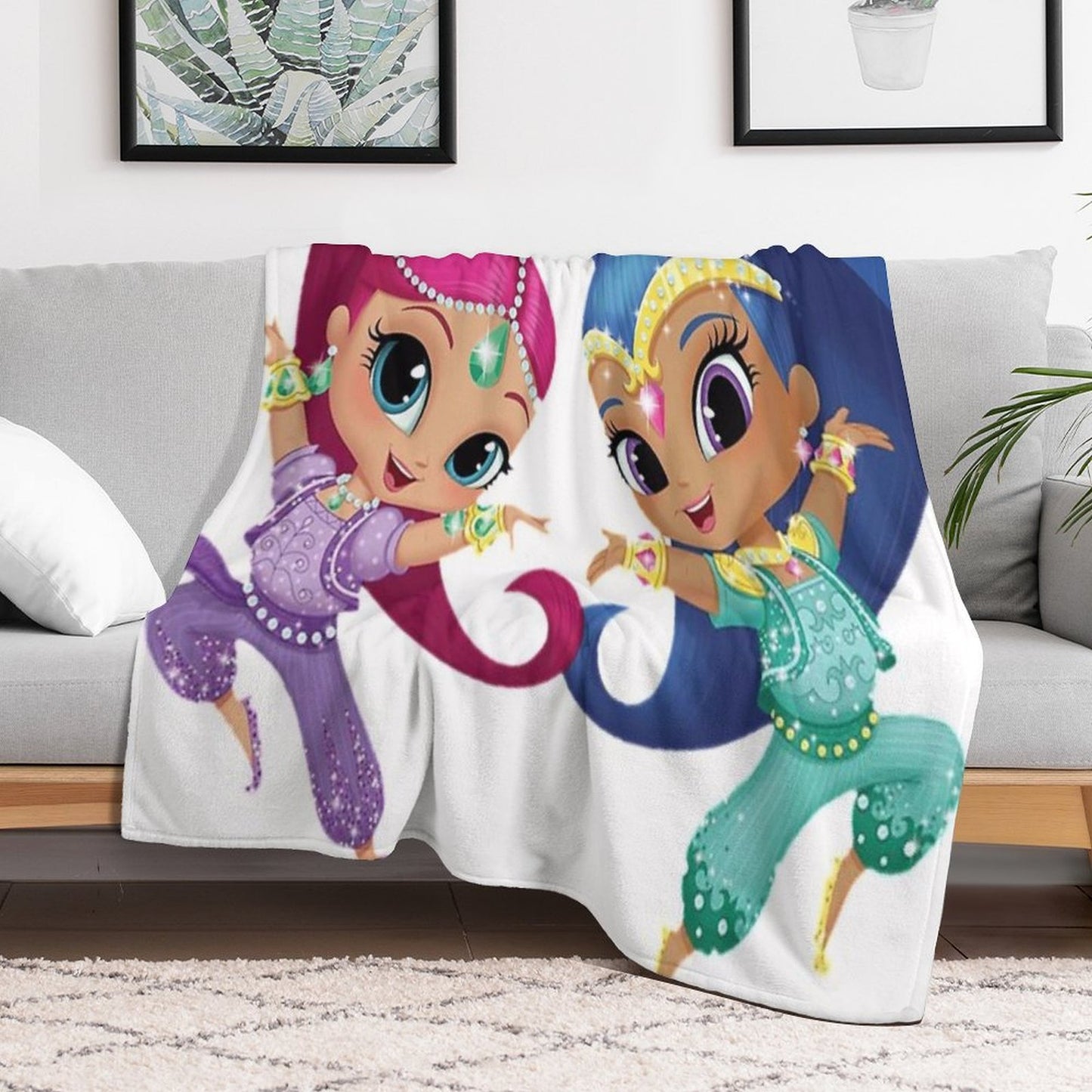 Shimmer And Shine Pillow Lightweight Throw Blanket