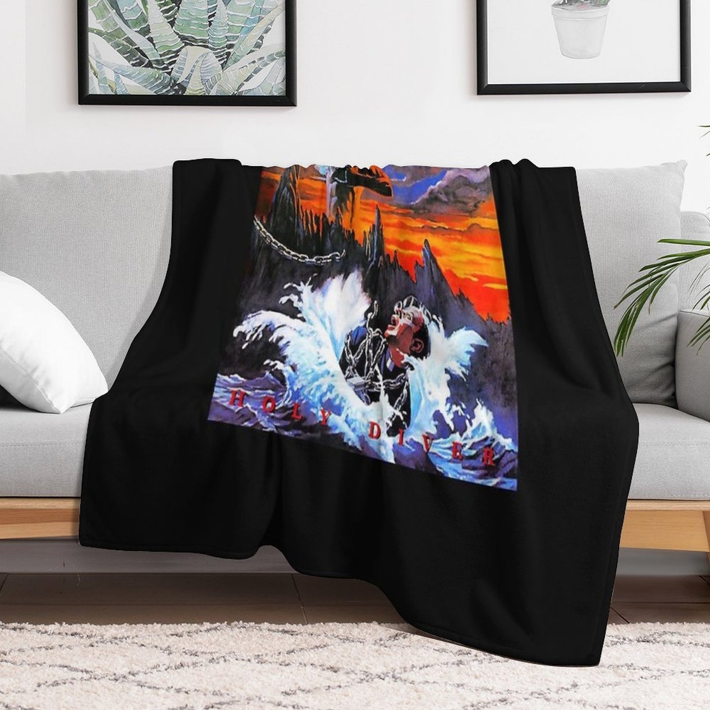 New Dio Essential T-Shirt Plush Throw Blanket