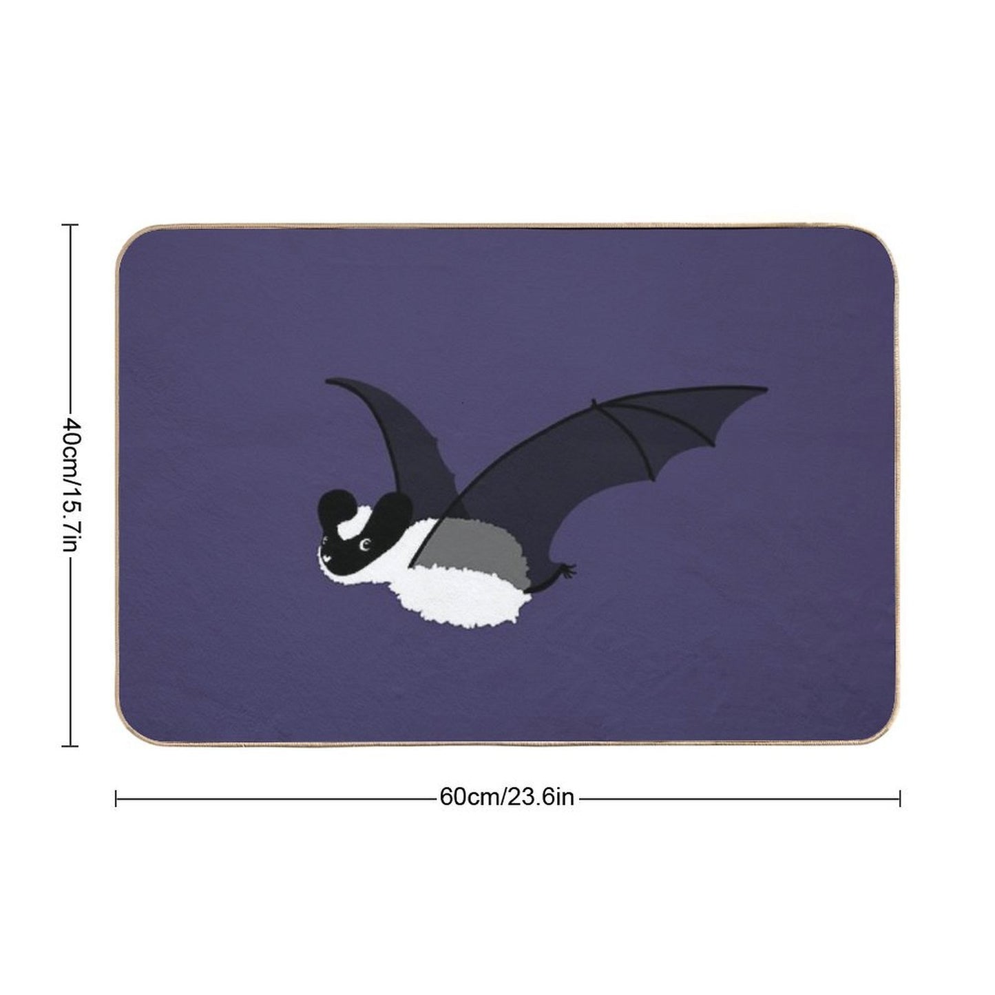 Murphy, Hero of The Night Fade-Resistant Bath Mat