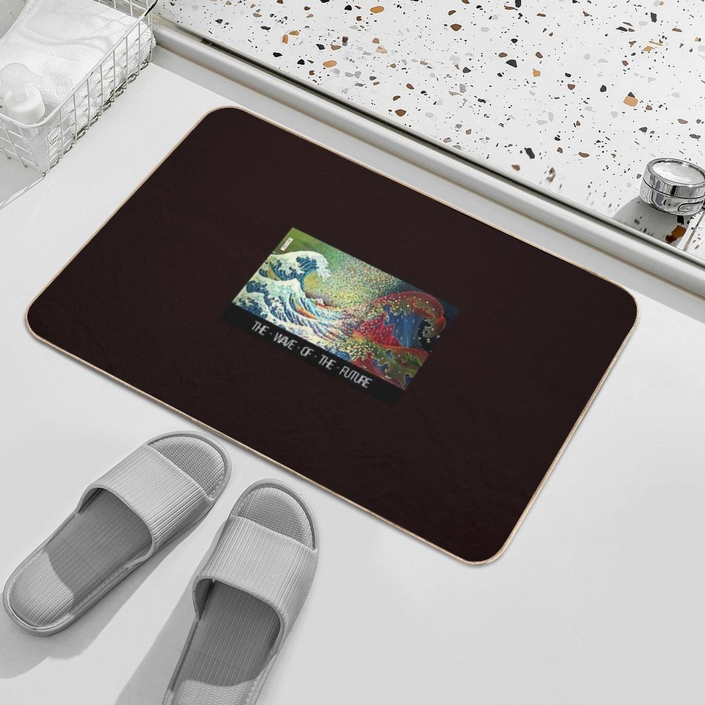 The Wave Of The Future Easy Maintenance Bath Mat