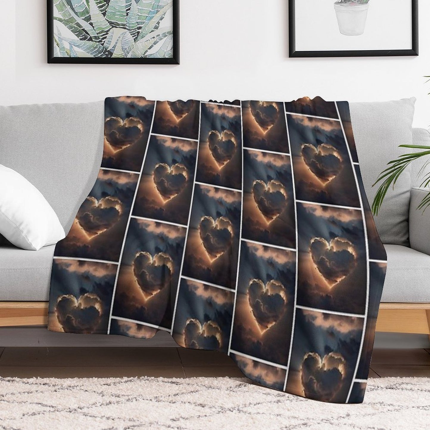 Love Cloud Style 1 Plush Throw Blanket