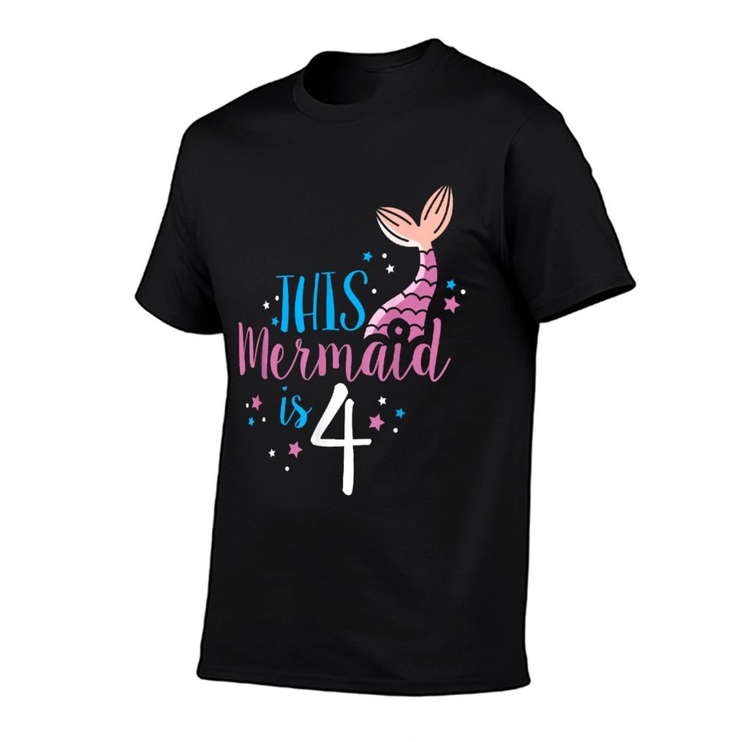4th Birthday Girl Gifts - This Mermaid Is 4 Years Old Versatile T-Shirt