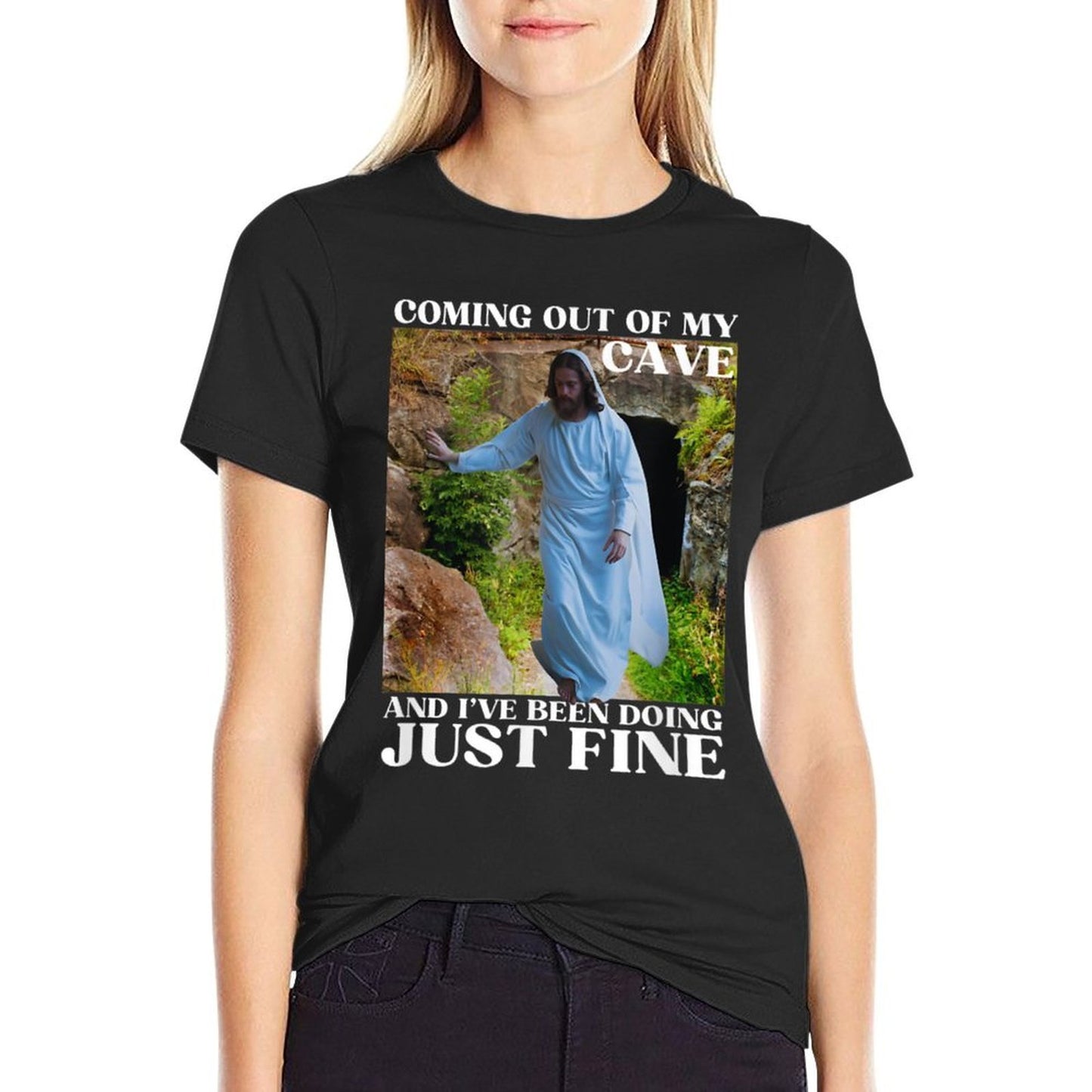 Jesus Meme Coming Out Of My Cave And Ive Been  Classic T-Shirt