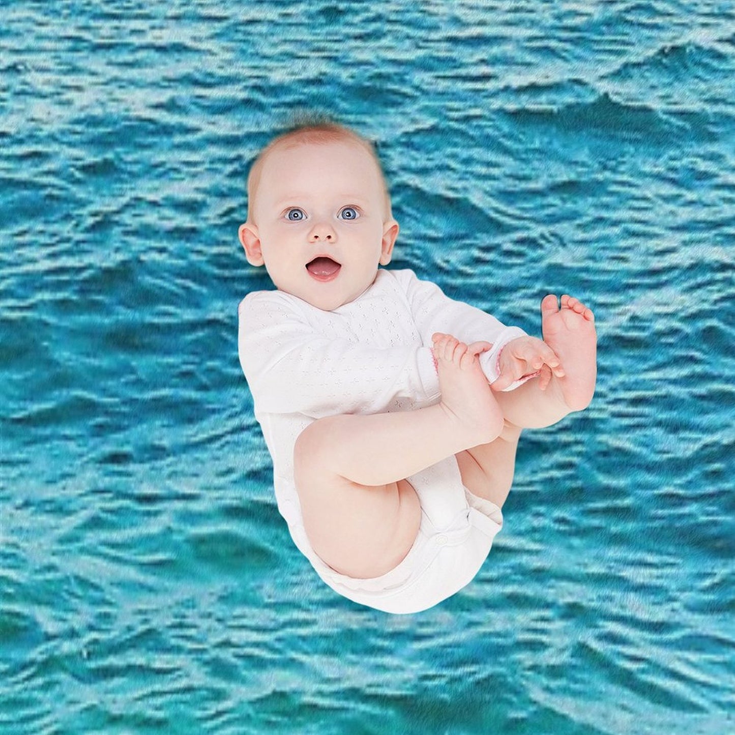 Turquoise Ocean Multi-functional Throw Blanket