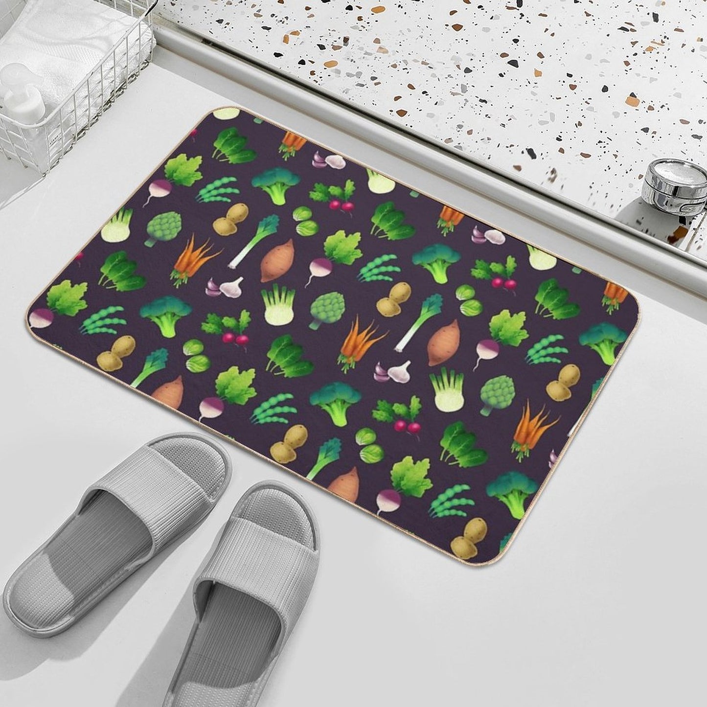 Farmers Market Pet-Safe Bath Mat