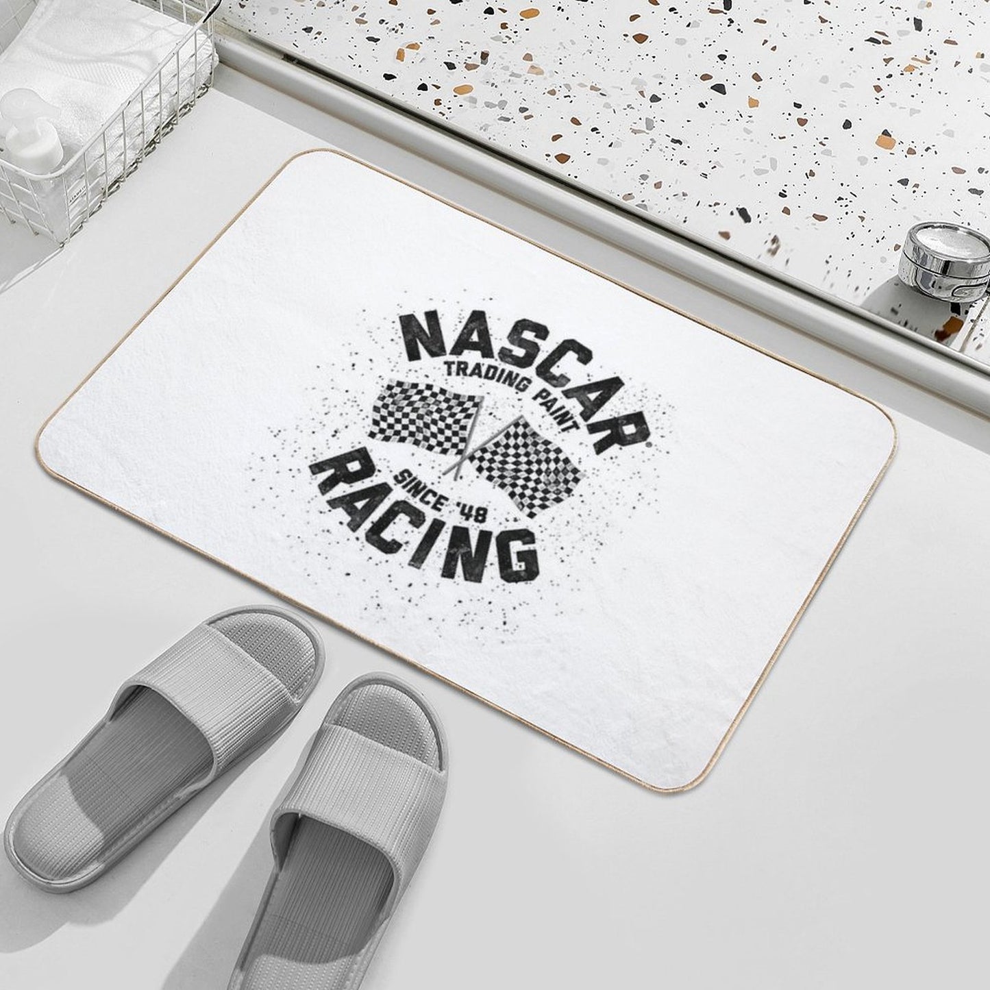 Nascar Trading Paint Toxin-Free Bath Mat