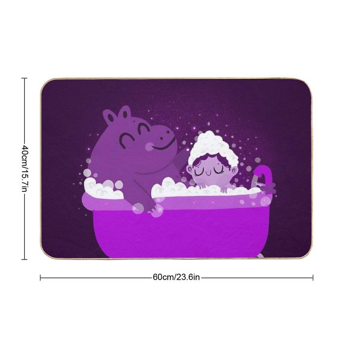 Bubblebath High-Traffic Bath Mat