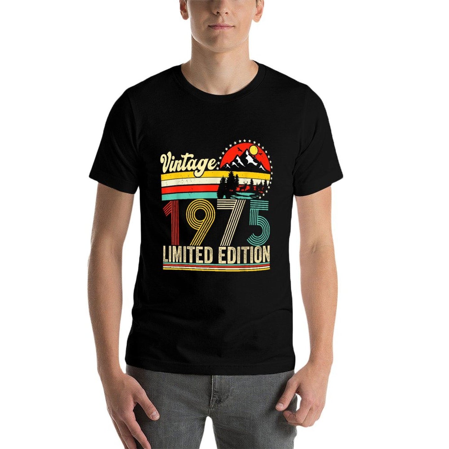 Vintage 1975 Limited Edition 50 Years Old 50th Birthday Easy-care T-Shirt