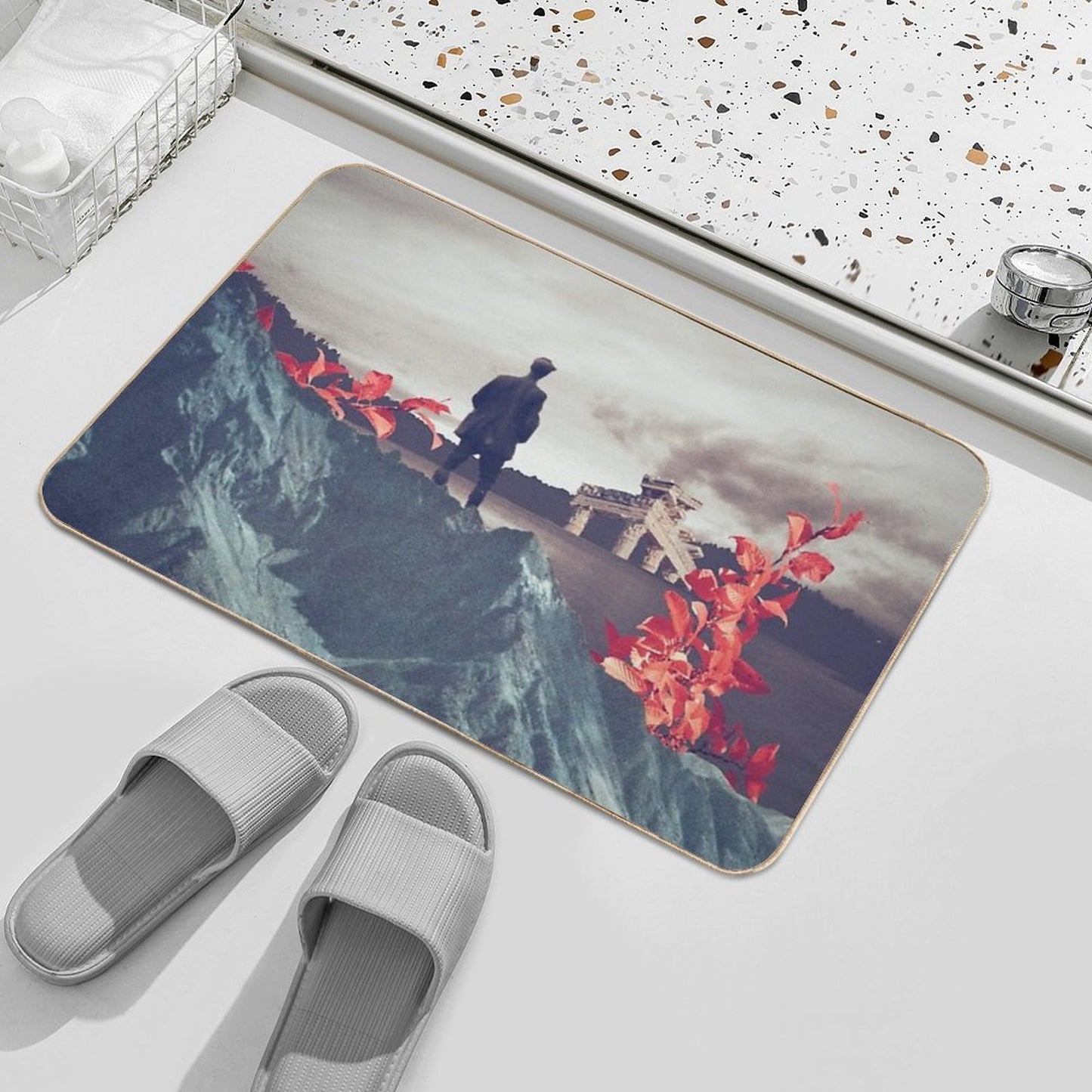 Everything Led Me Here Anti-Trip Bath Mat