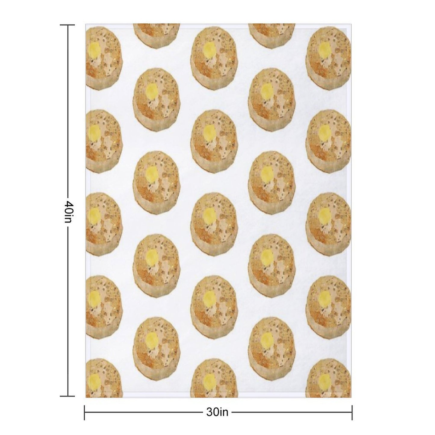 Crumpet Comfort Throw Blanket