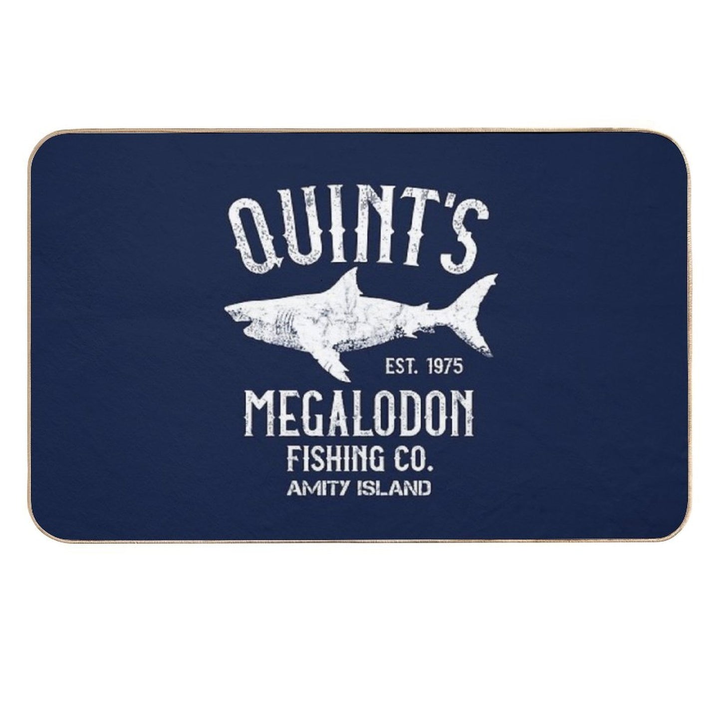 Quint's Megalodon Shark Fishing - The Meg Dirt-Trapping Bath Mat