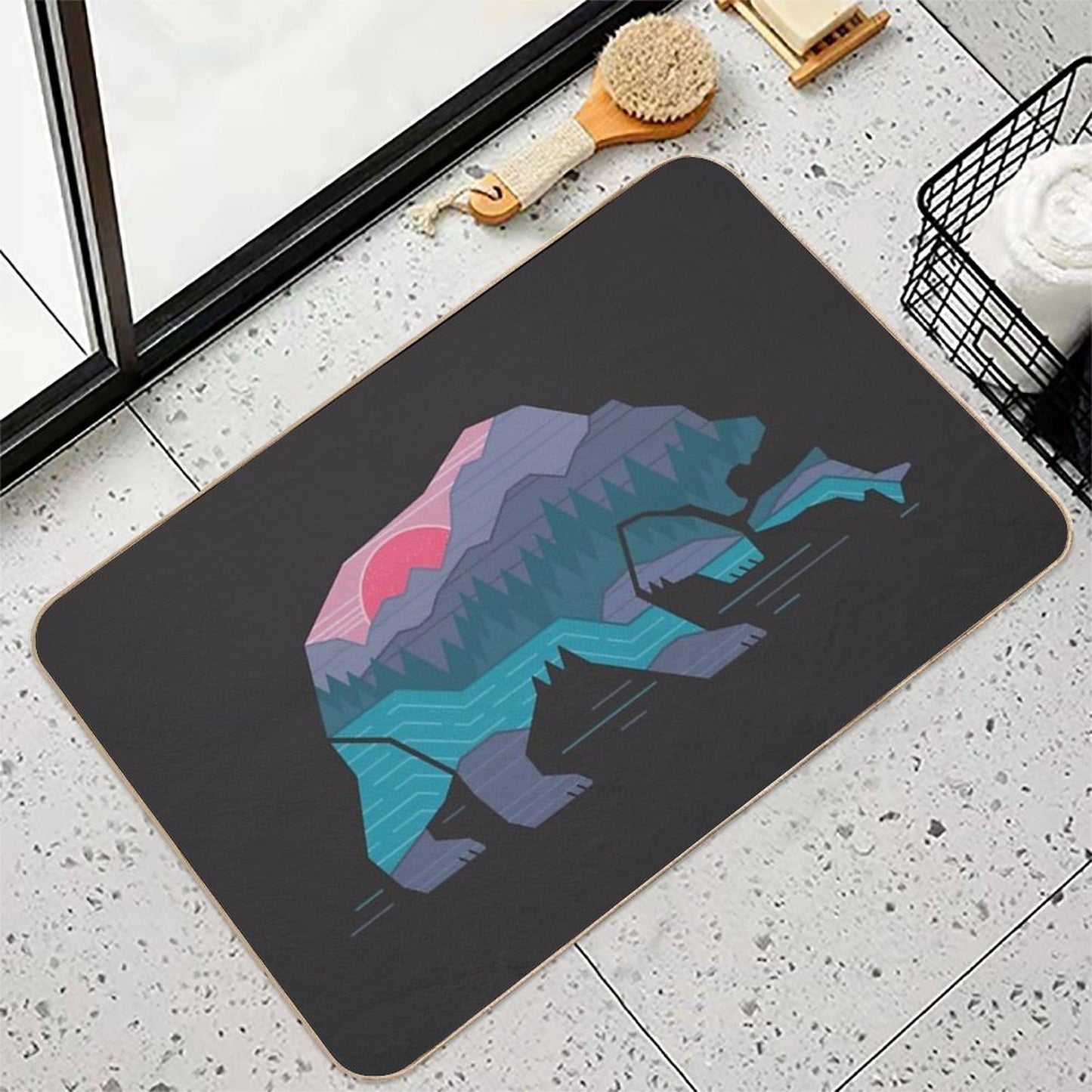Bear Country Anti-Trip Bath Mat
