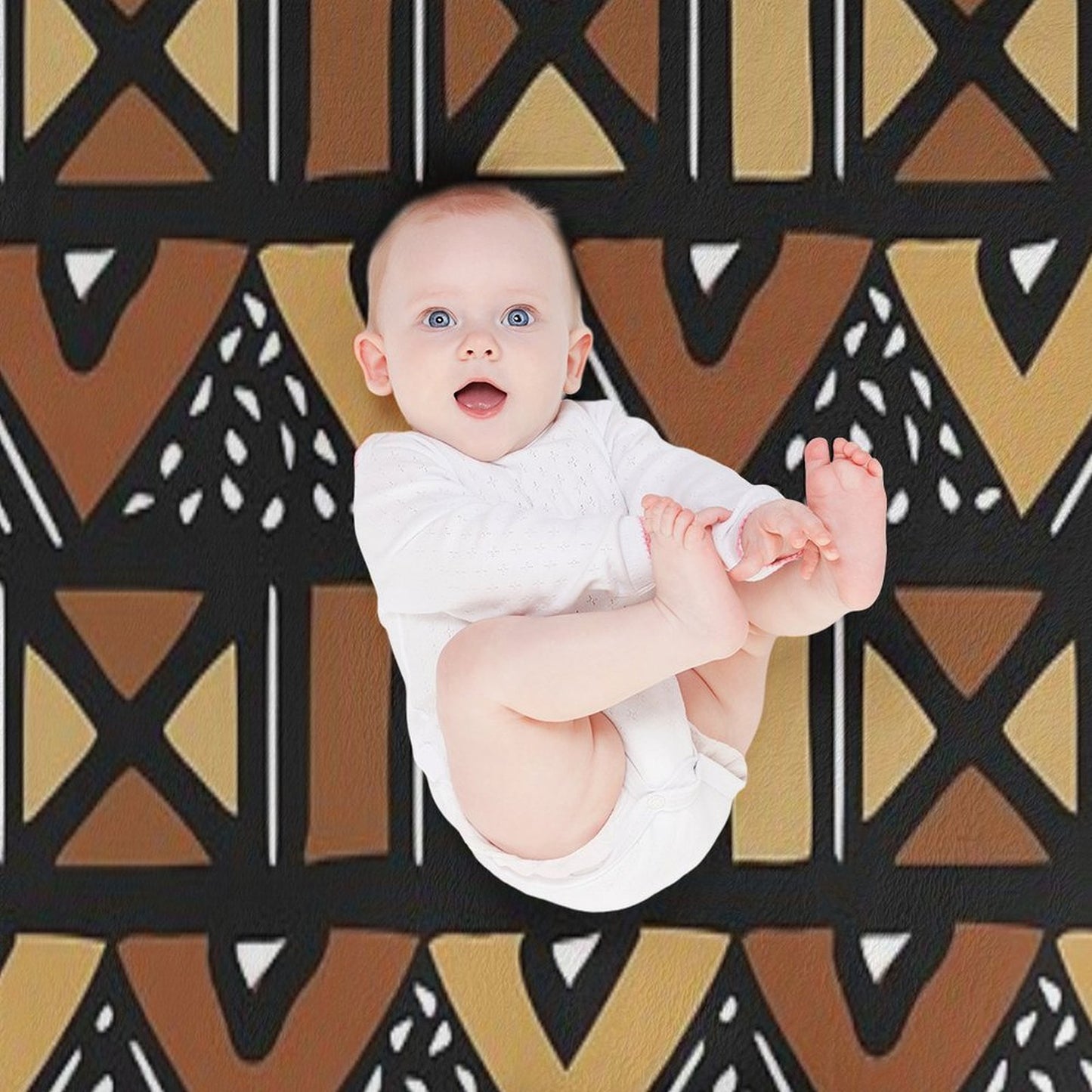 Mud Cloth Mali Compact Throw Blanket