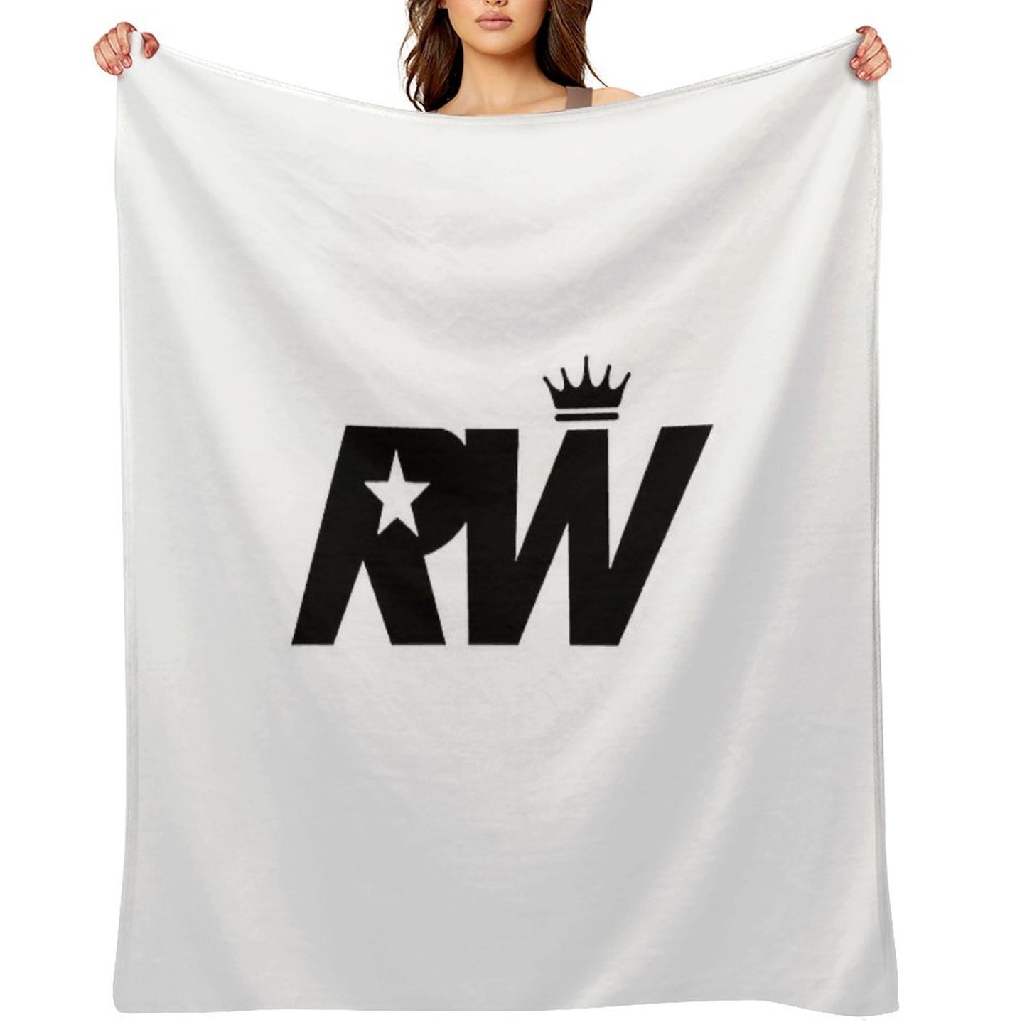 Robbie Williams 2025 Tour RW Live Concert Sustainable Throw Blanket