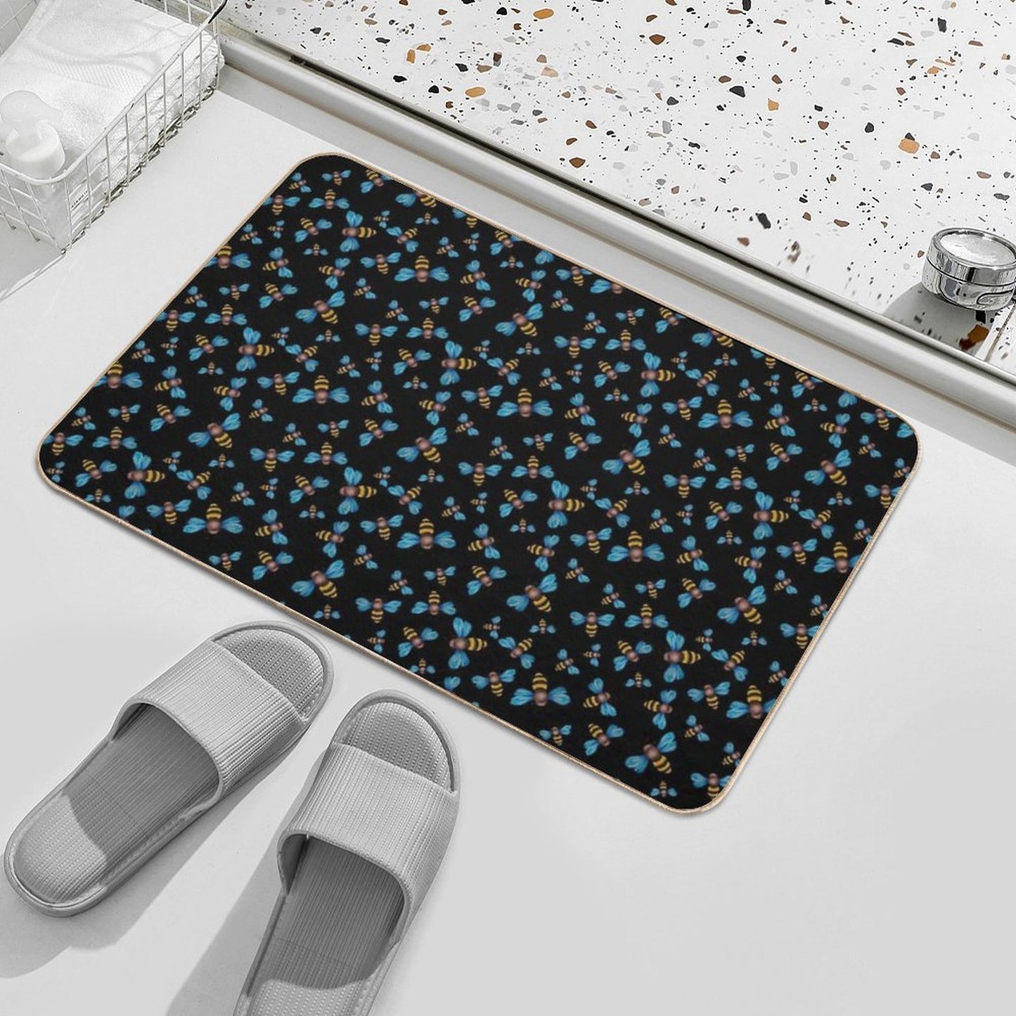 Bees 2 Easy Maintenance Bath Mat