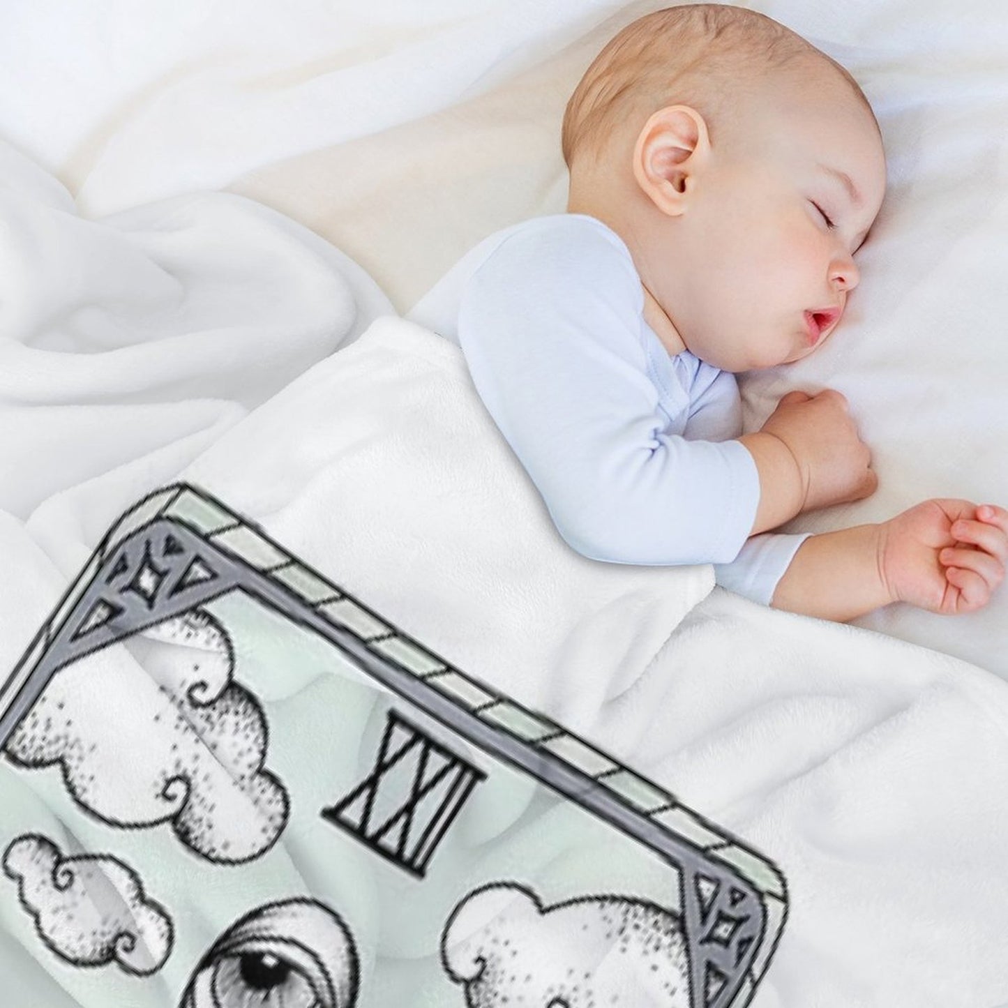 The Eye Roll Sustainable Throw Blanket