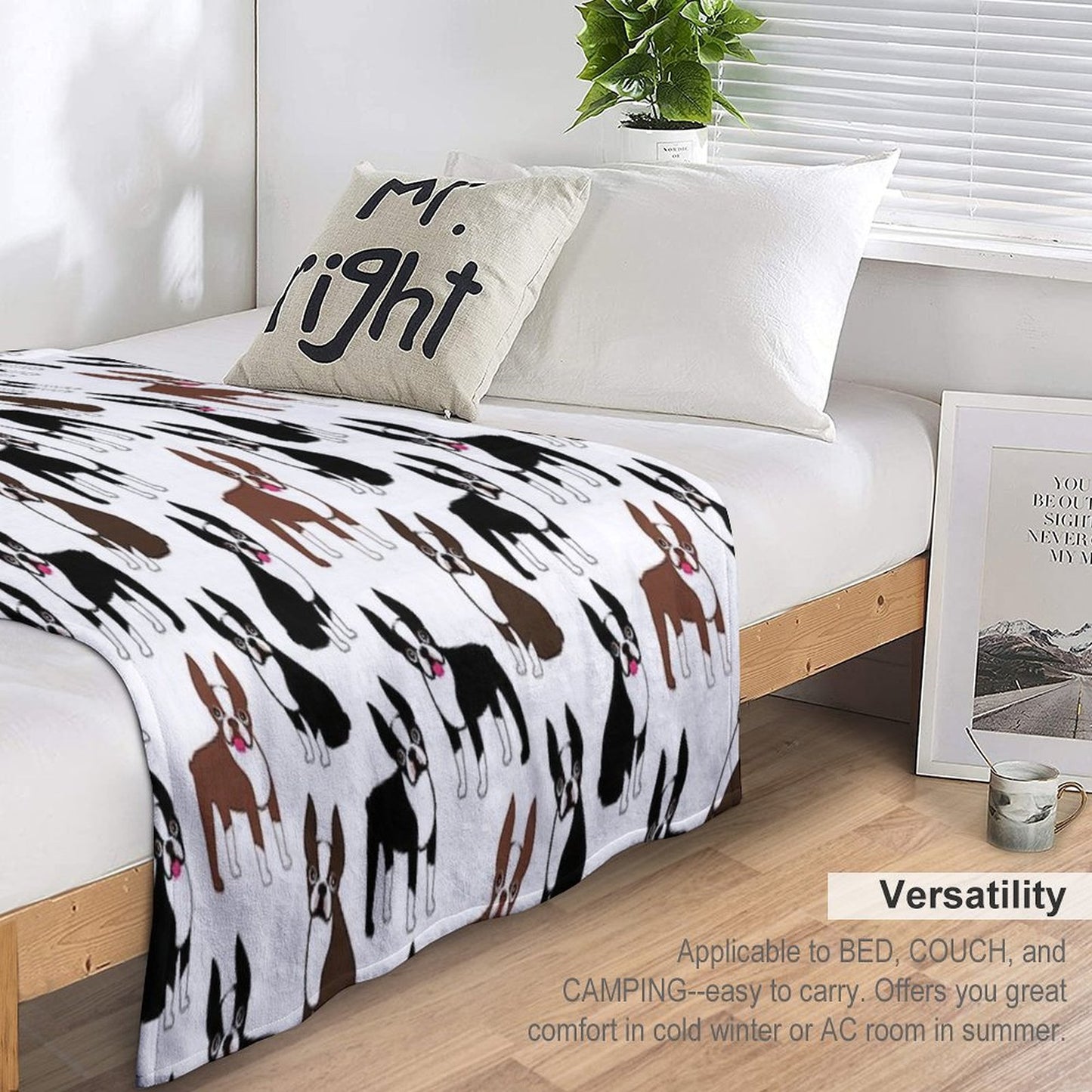 Boston Terriers Premium Throw Blanket